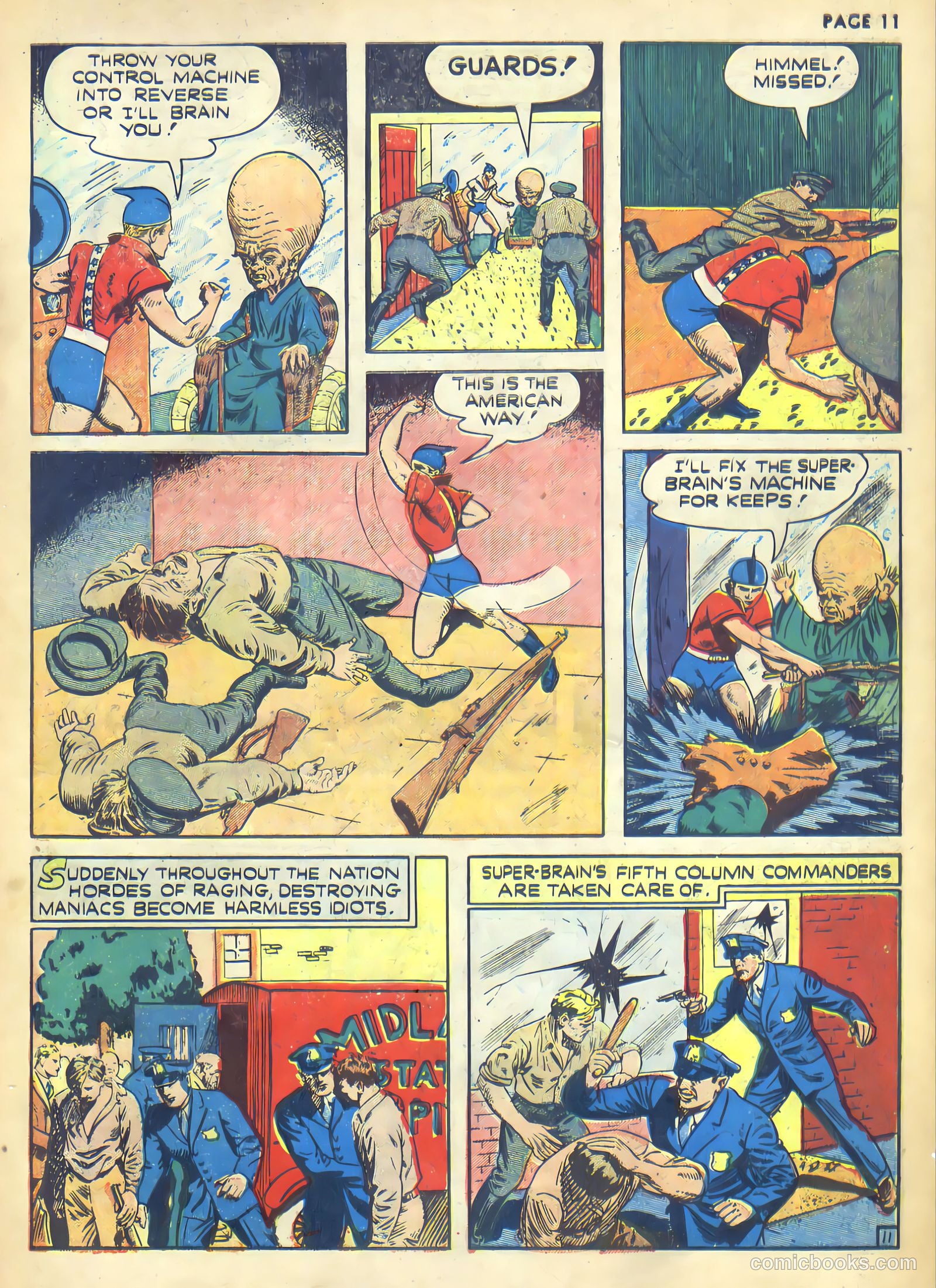 Rangers Comics #1 (1941) — page 13 of 68