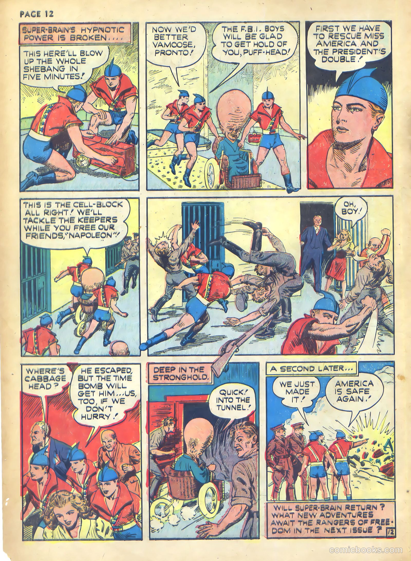 Rangers Comics #1 (1941) — page 14 of 68