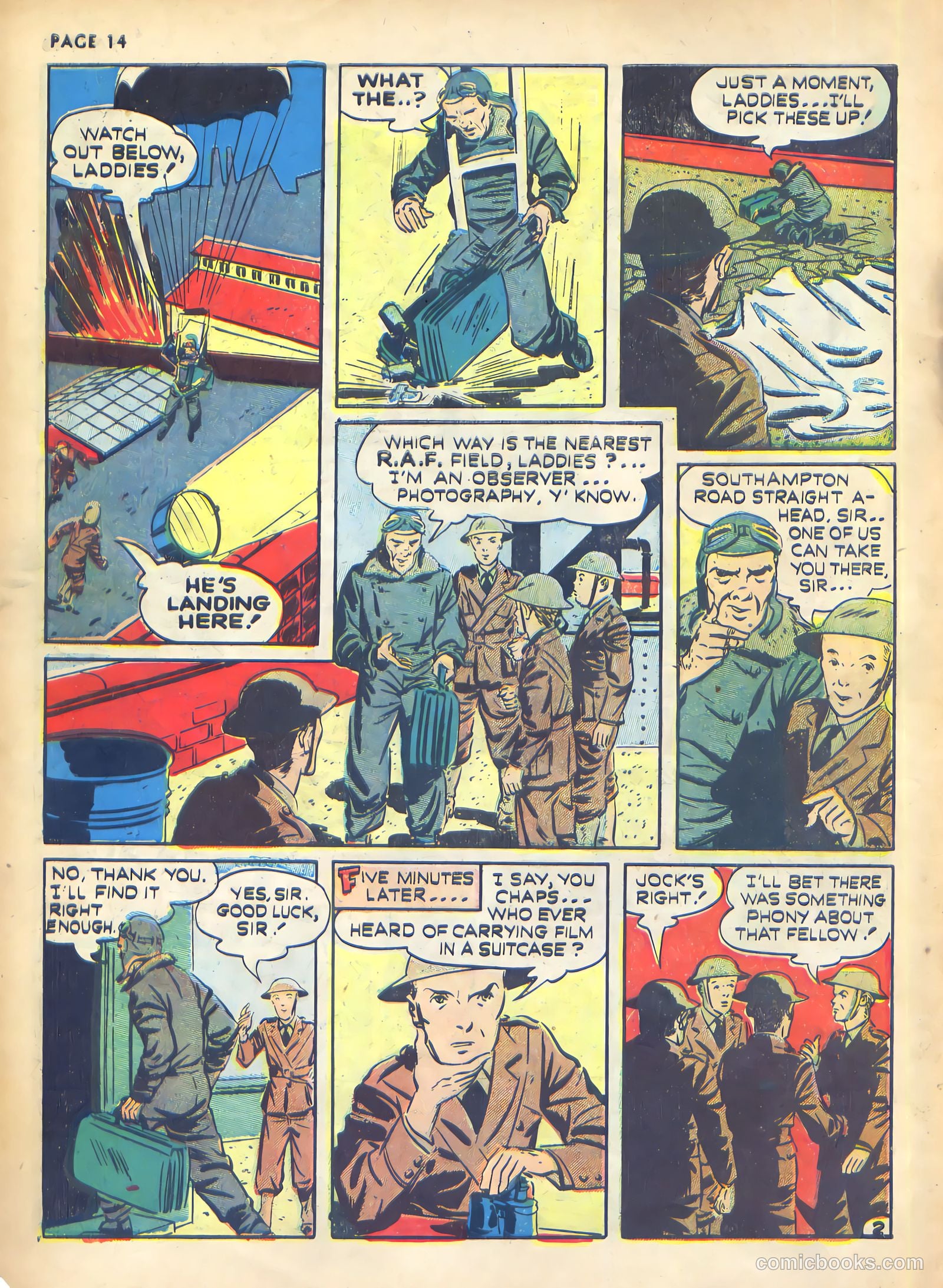 Rangers Comics #1 (1941) — page 16 of 68