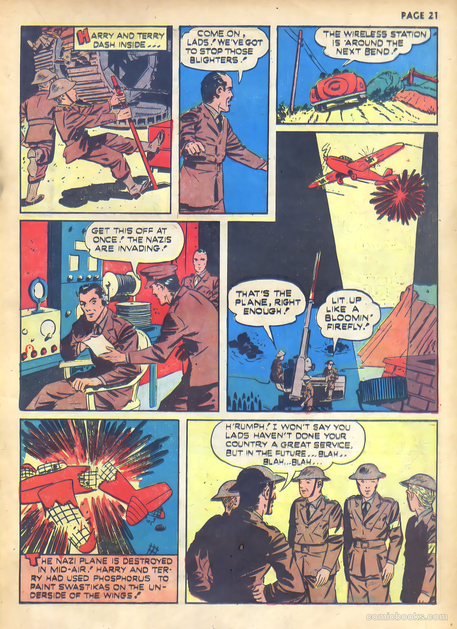 Rangers Comics #1 (1941) — page 23 of 68