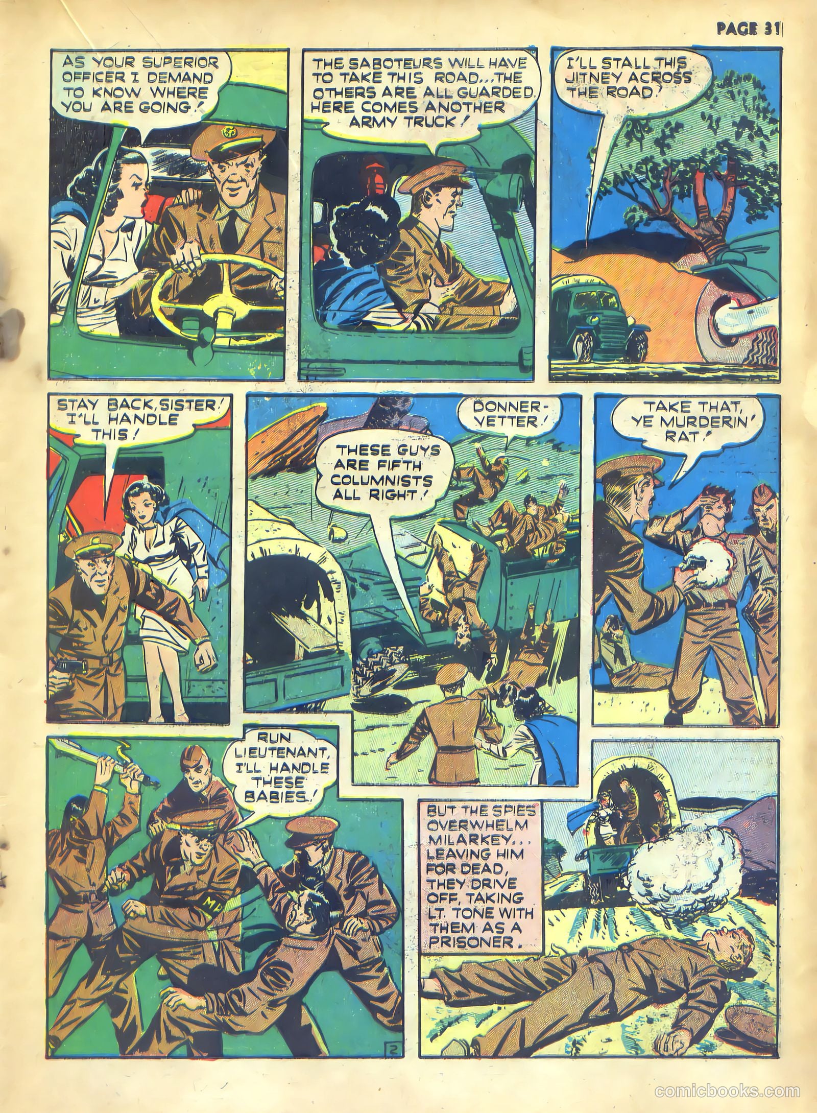 Rangers Comics #1 (1941) — page 33 of 68