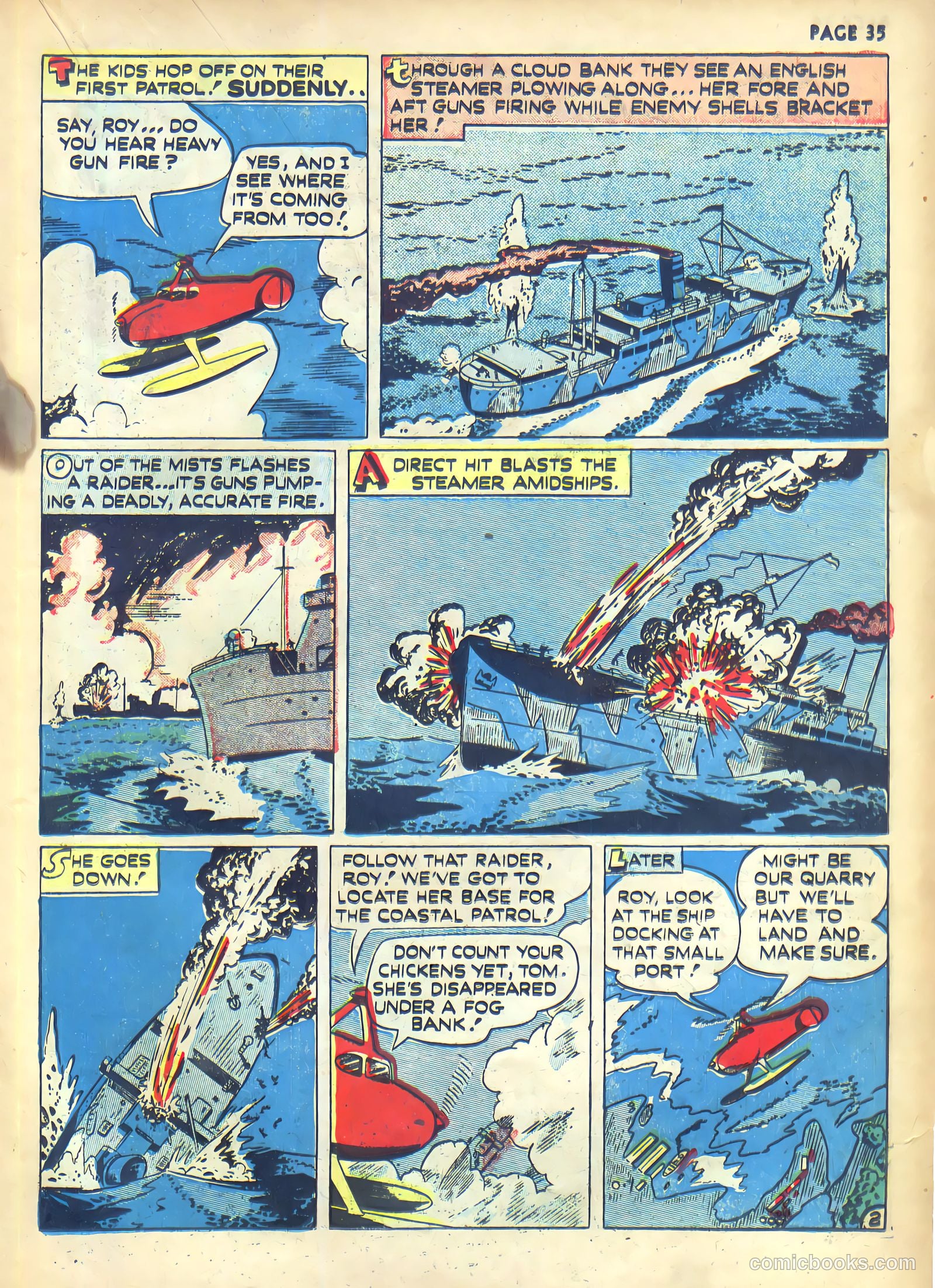 Rangers Comics #1 (1941) — page 37 of 68