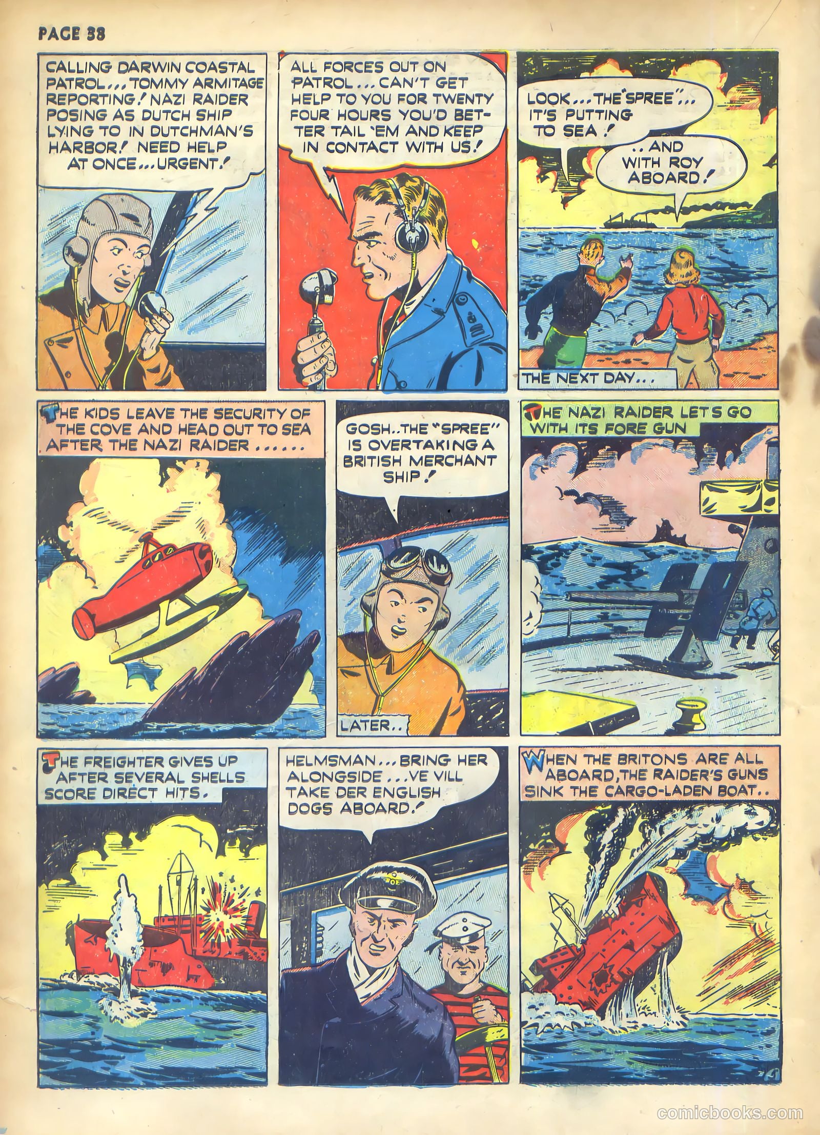 Rangers Comics #1 (1941) — page 40 of 68