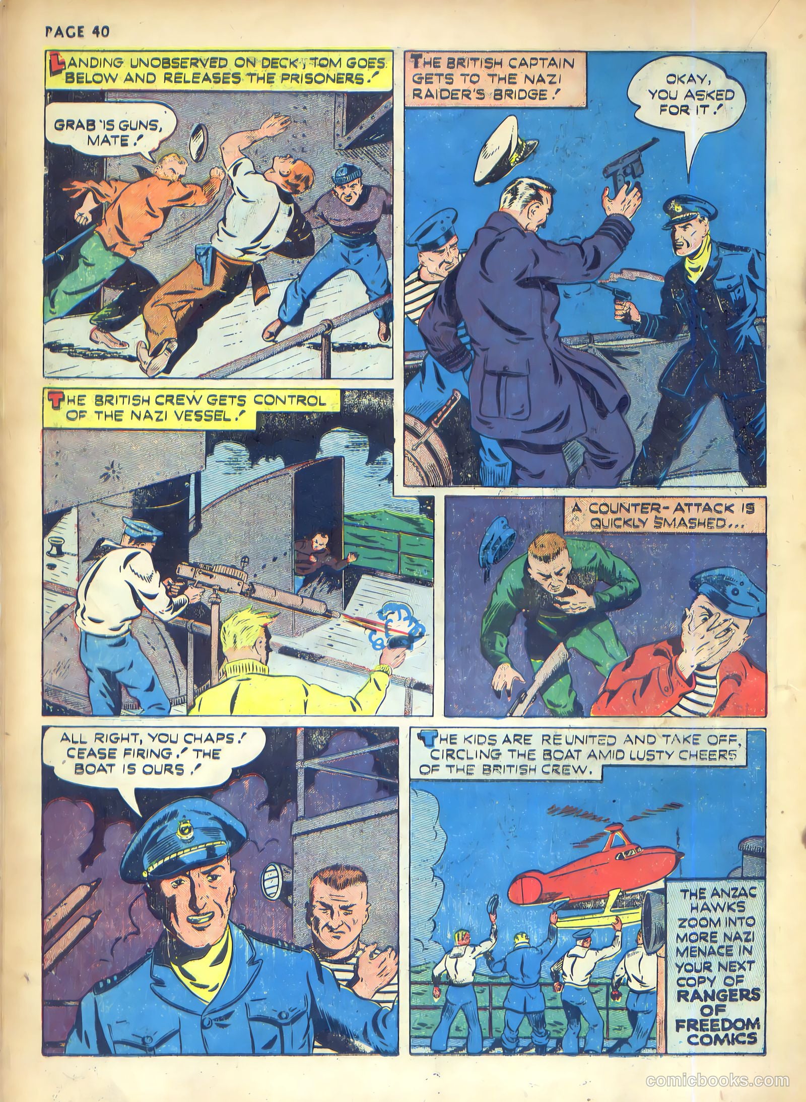 Rangers Comics #1 (1941) — page 42 of 68