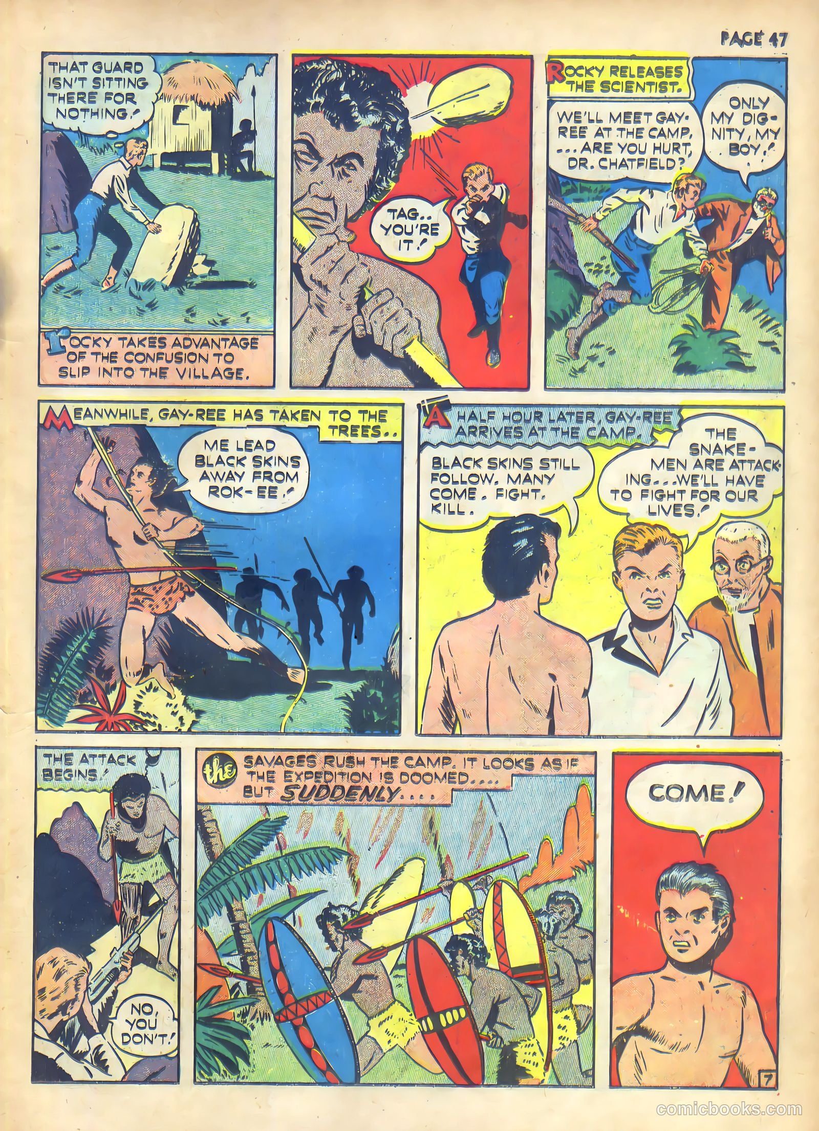 Rangers Comics #1 (1941) — page 49 of 68