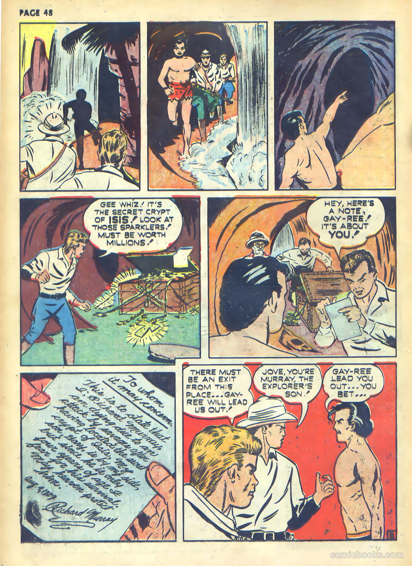 Rangers Comics #1 (1941) — page 50 of 68
