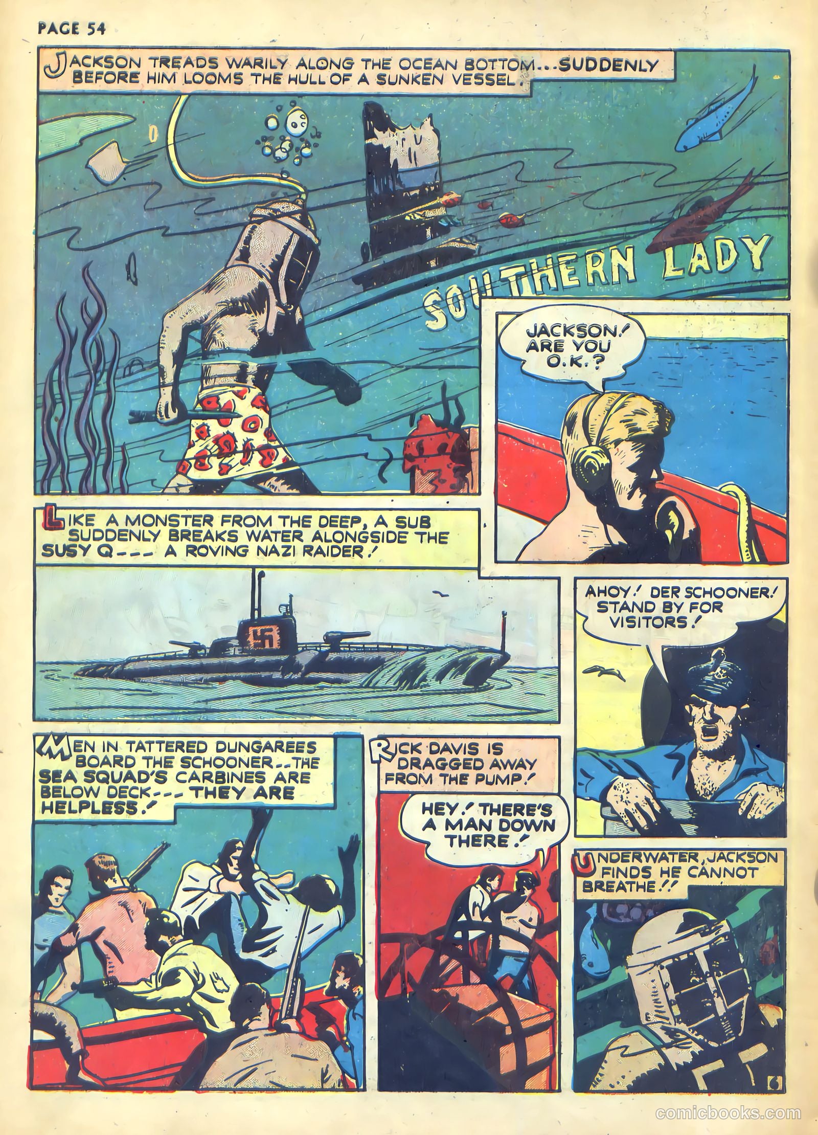 Rangers Comics #1 (1941) — page 56 of 68