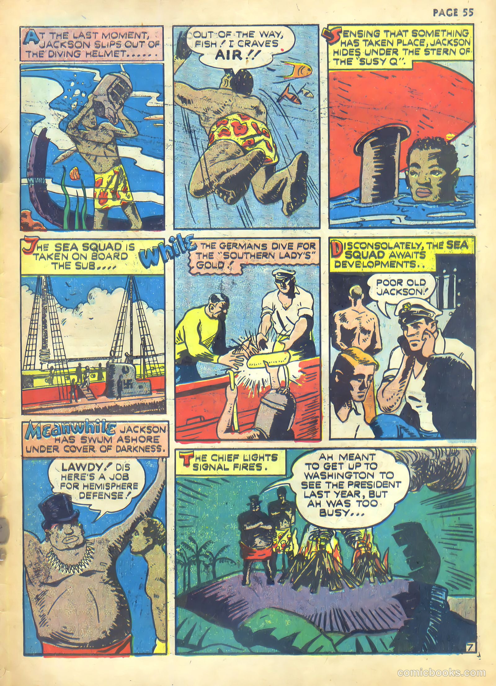 Rangers Comics #1 (1941) — page 57 of 68