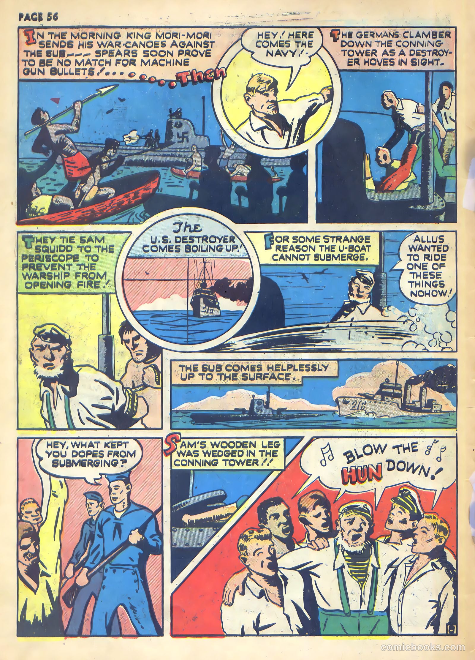 Rangers Comics #1 (1941) — page 58 of 68