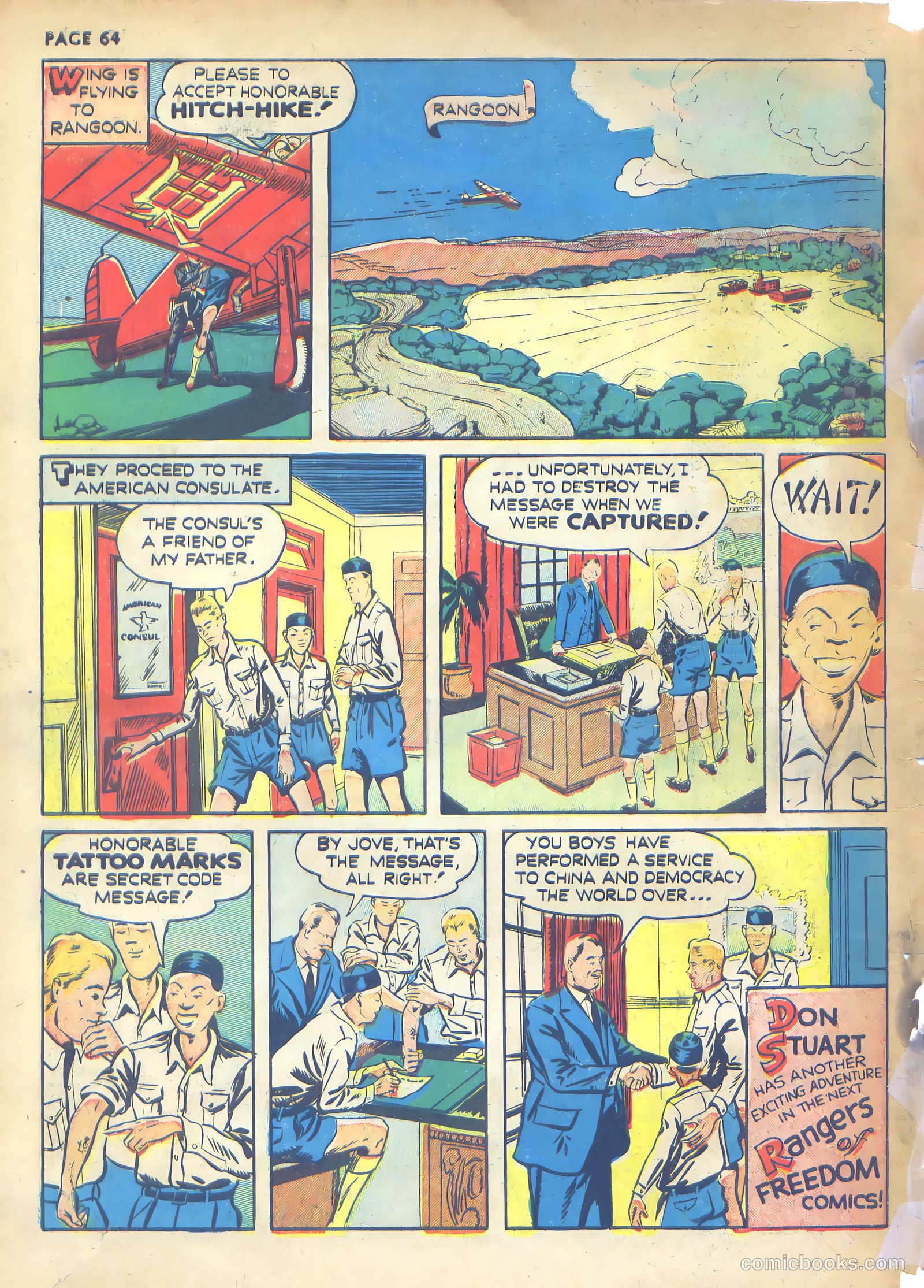 Rangers Comics #1 (1941) — page 66 of 68