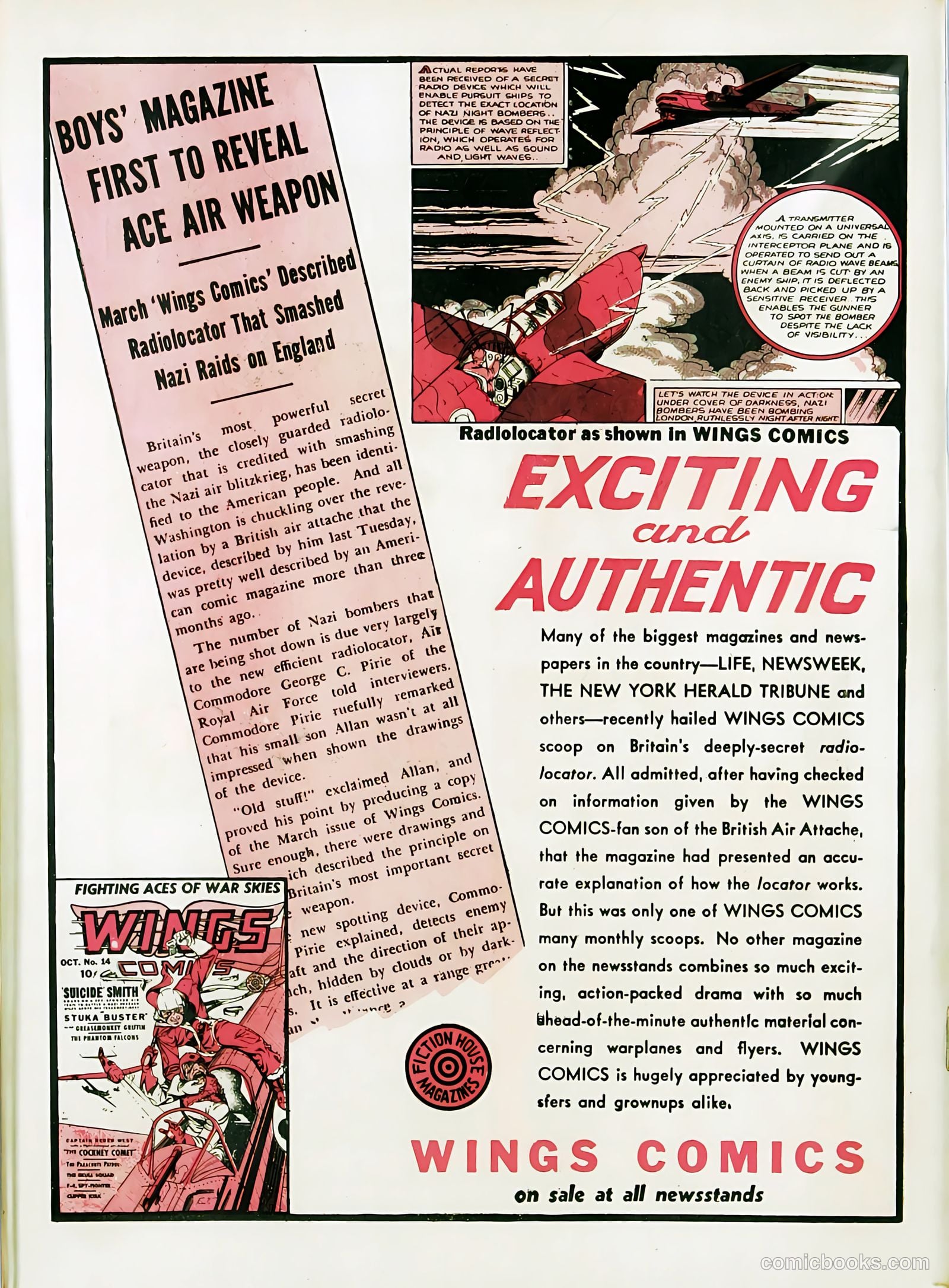Rangers Comics #1 (1941) — page 68 of 68