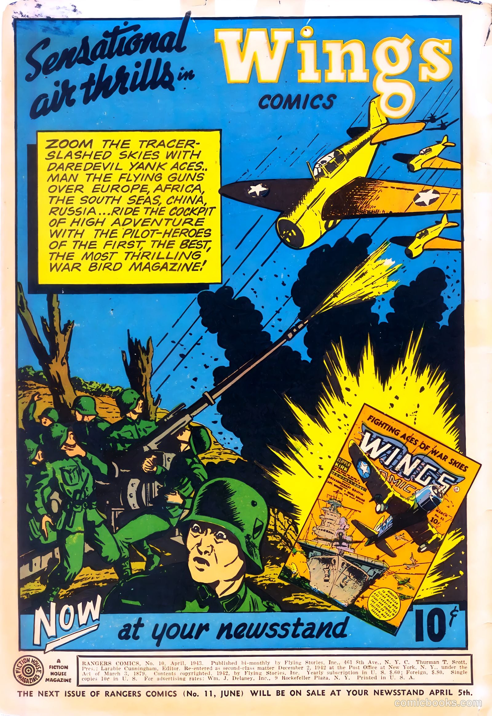 Rangers Comics #10 (1943) — page 2 of 68