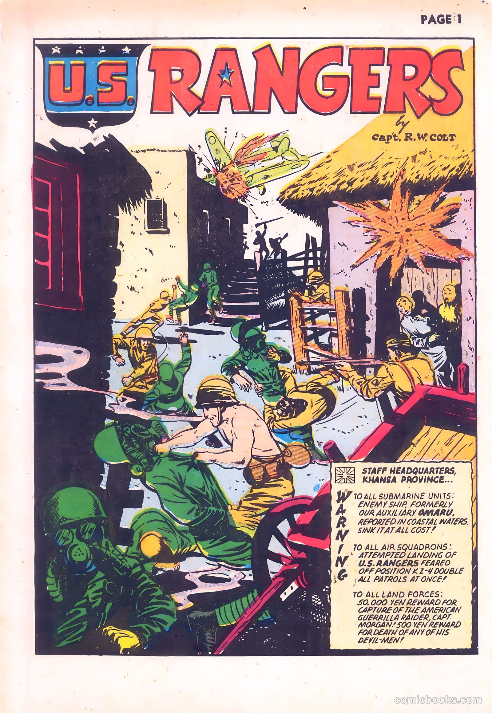 Rangers Comics #10 (1943) — page 3 of 68