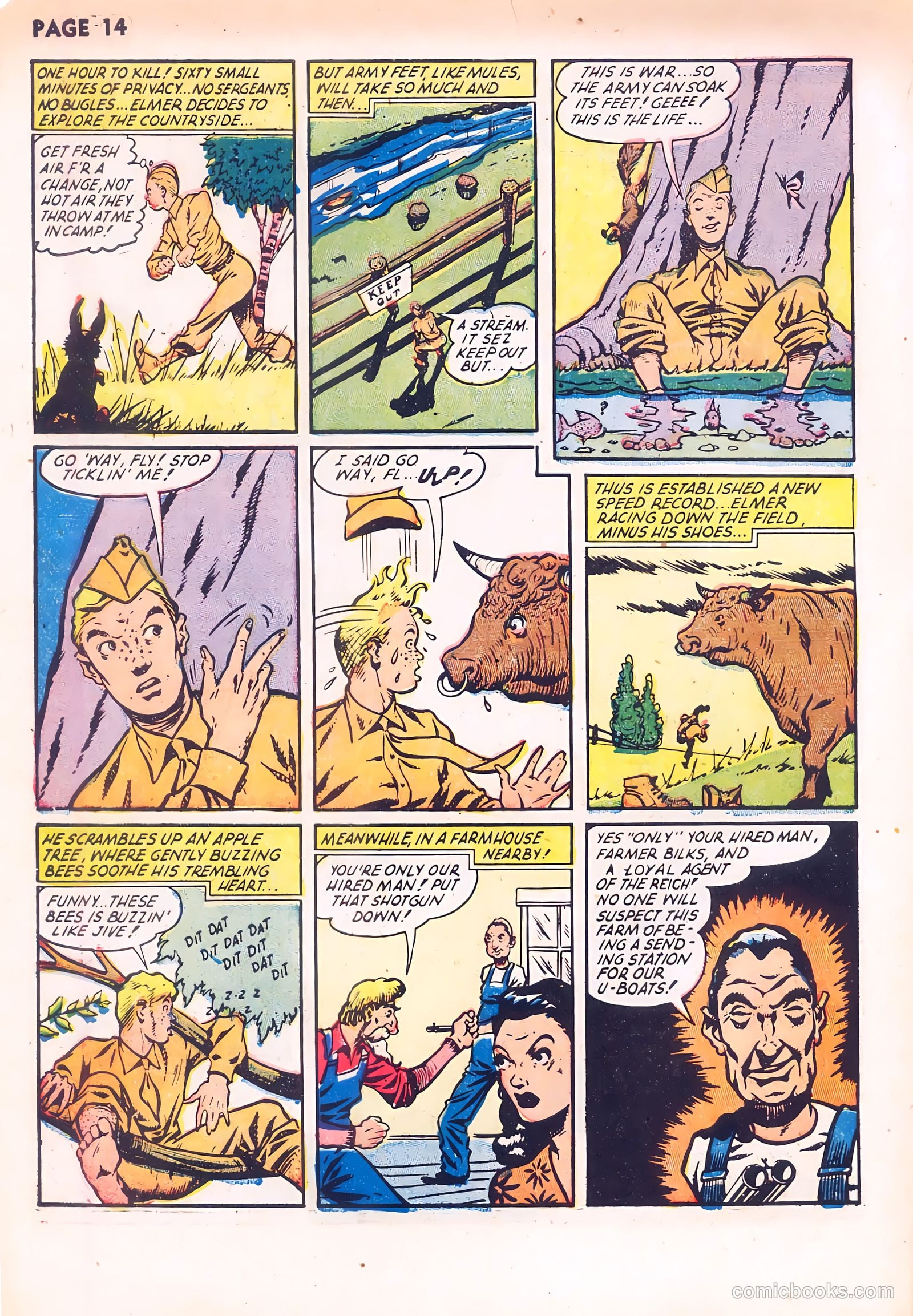 Rangers Comics #10 (1943) — page 16 of 68
