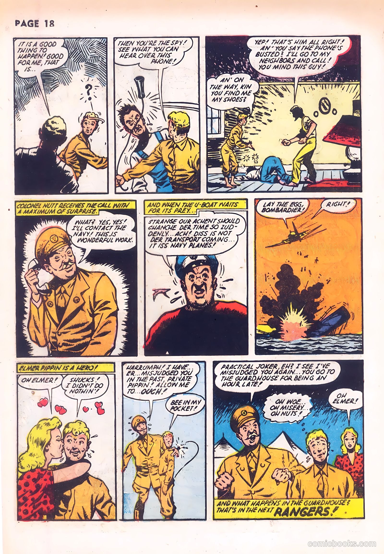 Rangers Comics #10 (1943) — page 20 of 68