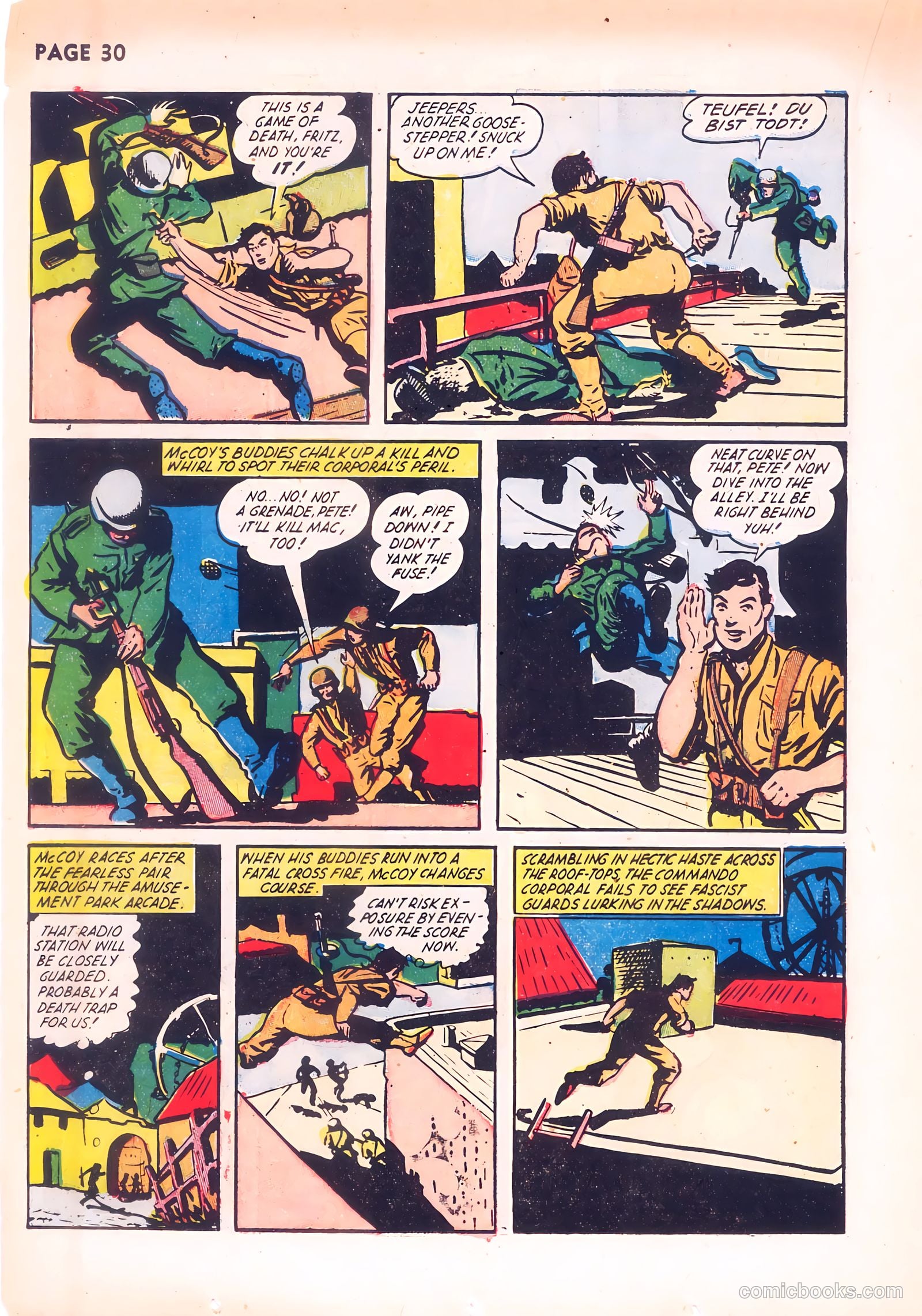 Rangers Comics #10 (1943) — page 32 of 68