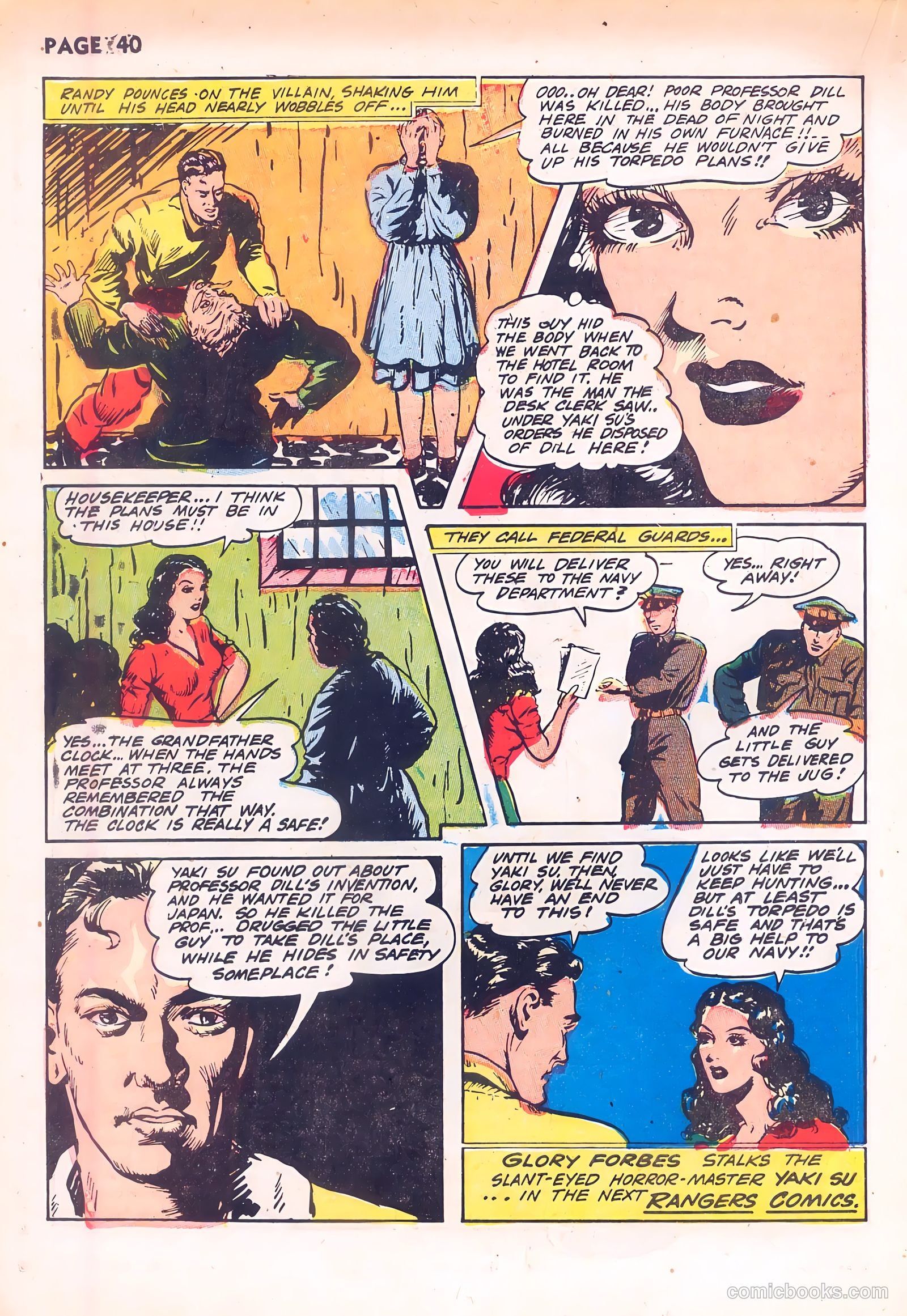 Rangers Comics #10 (1943) — page 42 of 68