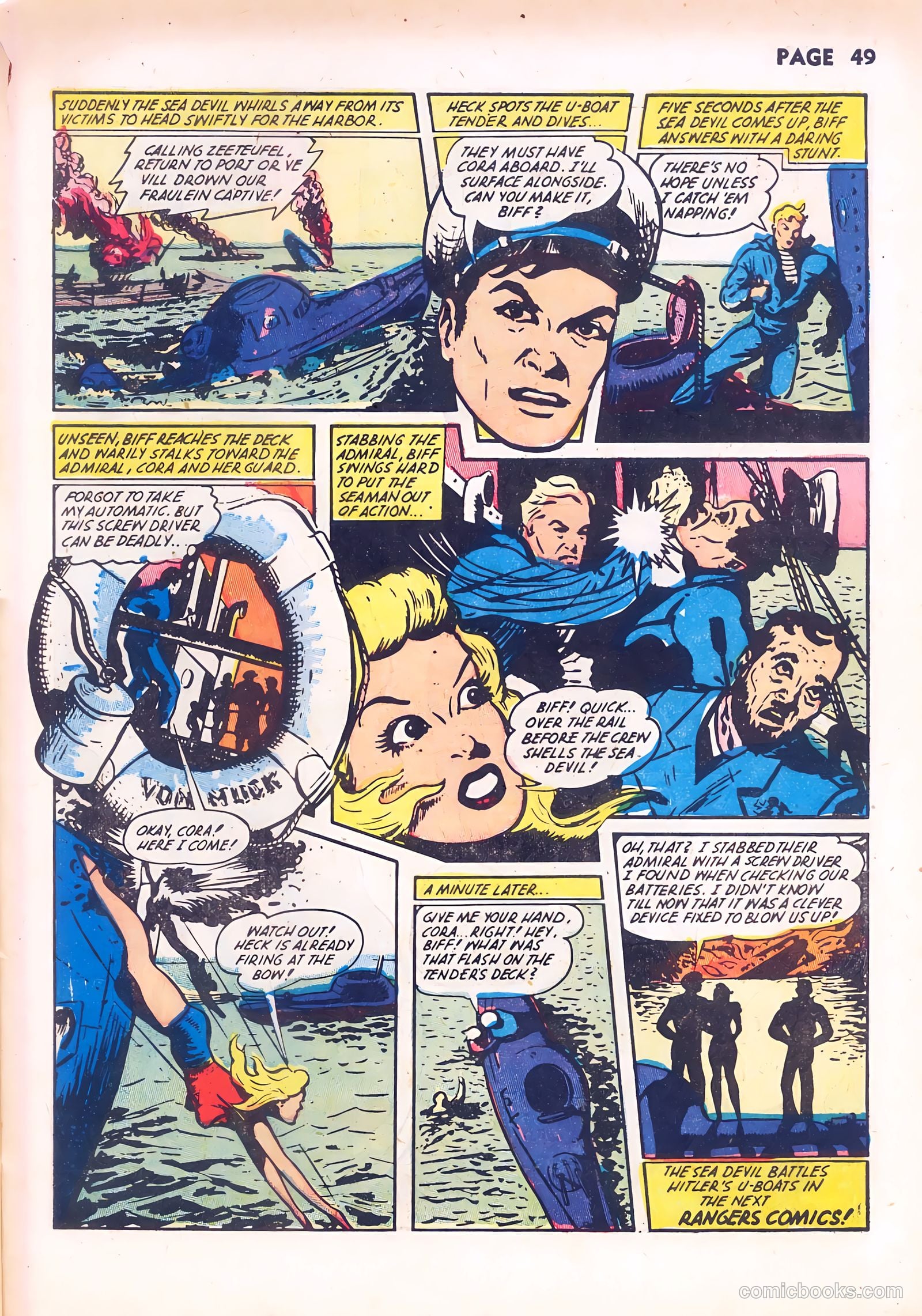 Rangers Comics #10 (1943) — page 51 of 68