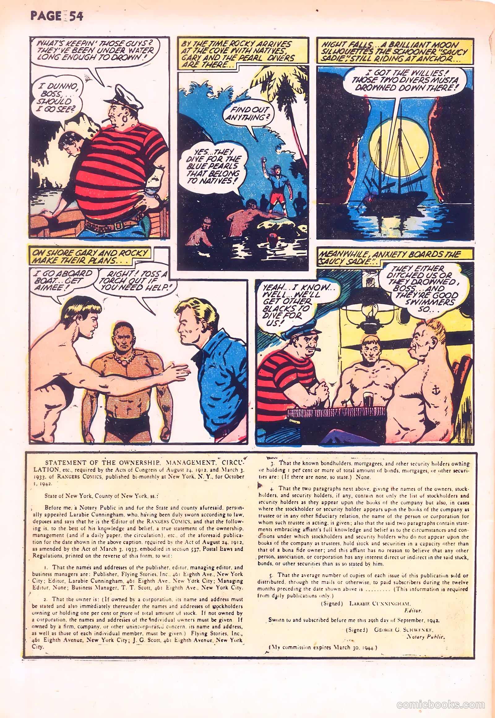Rangers Comics #10 (1943) — page 56 of 68