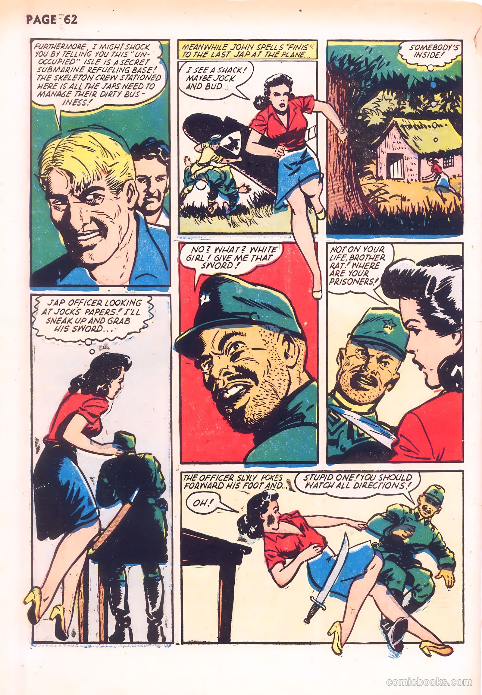 Rangers Comics #10 (1943) — page 64 of 68