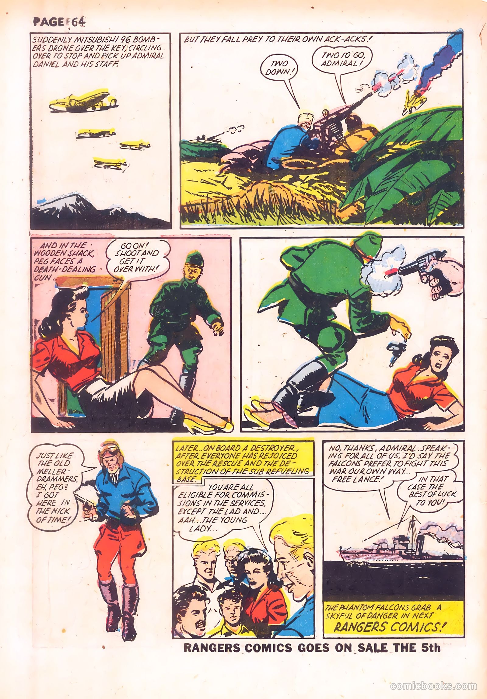 Rangers Comics #10 (1943) — page 66 of 68