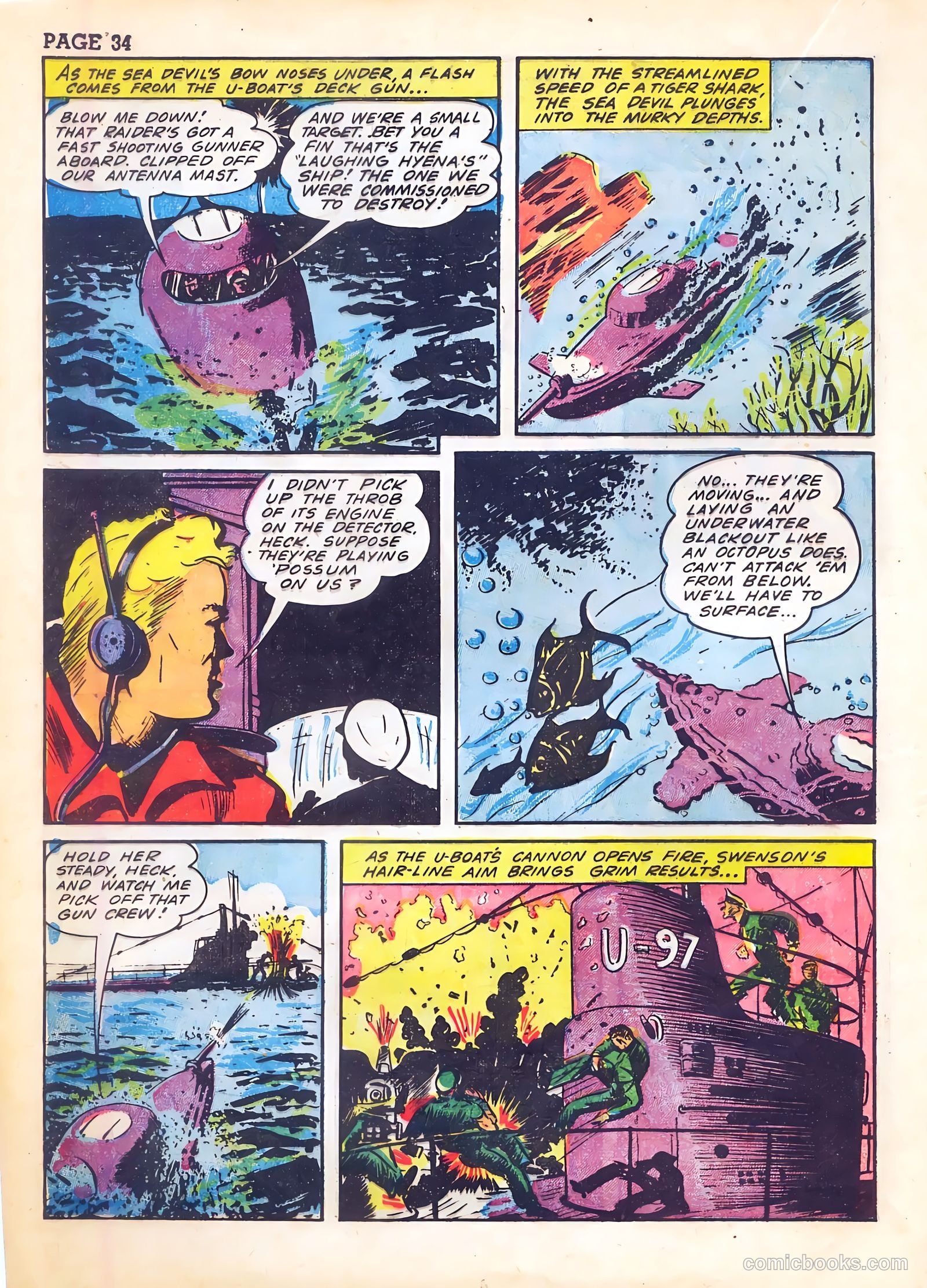 Rangers Comics #11 (1943) — page 36 of 68