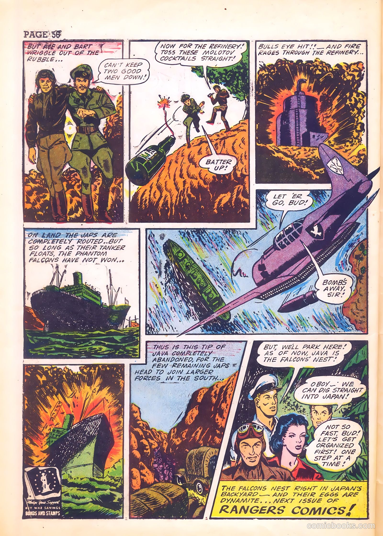 Rangers Comics #11 (1943) — page 58 of 68