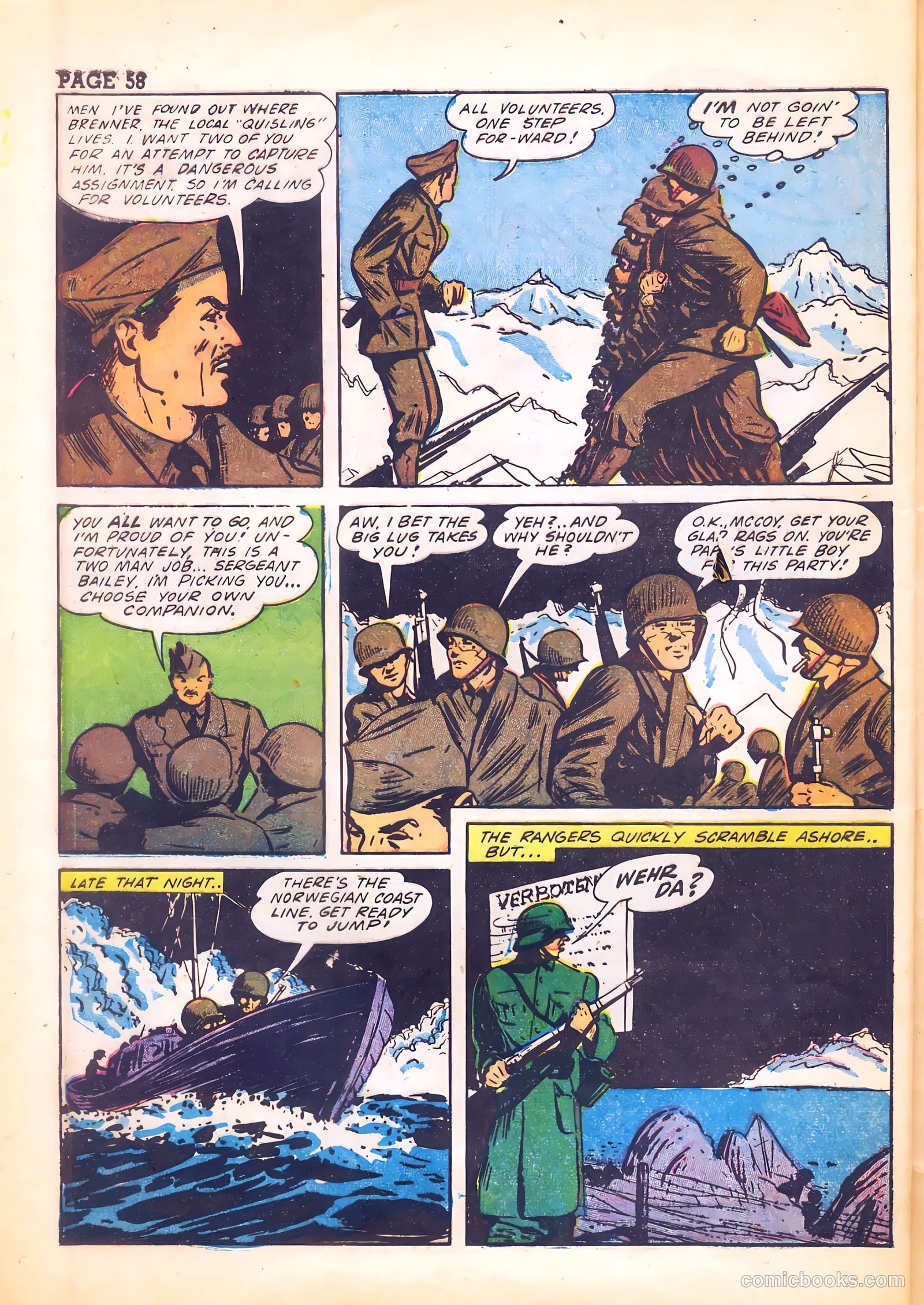Rangers Comics #11 (1943) — page 60 of 68