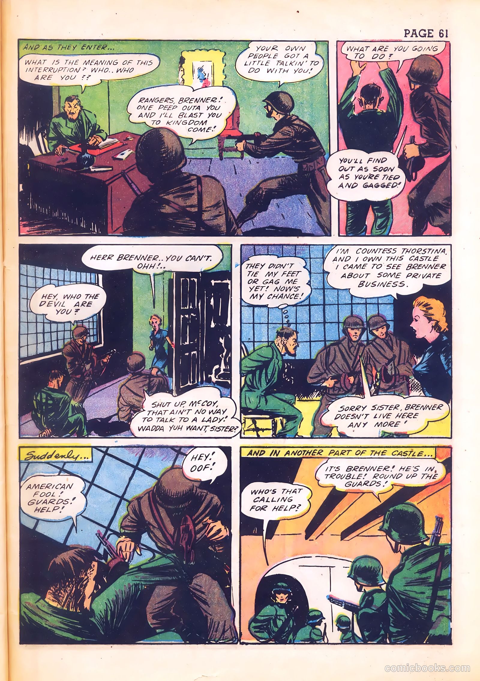 Rangers Comics #11 (1943) — page 63 of 68