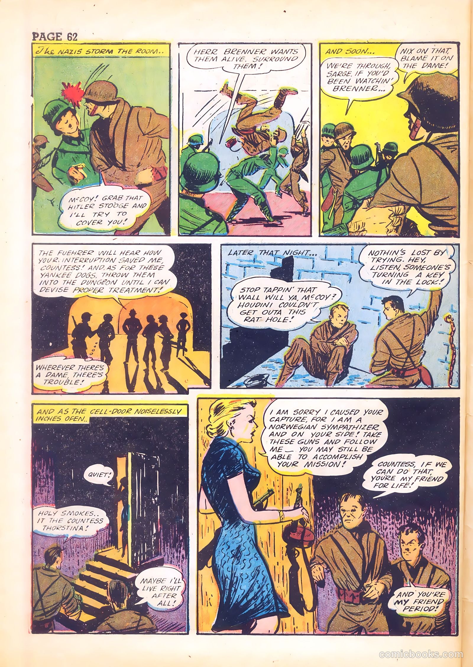 Rangers Comics #11 (1943) — page 64 of 68