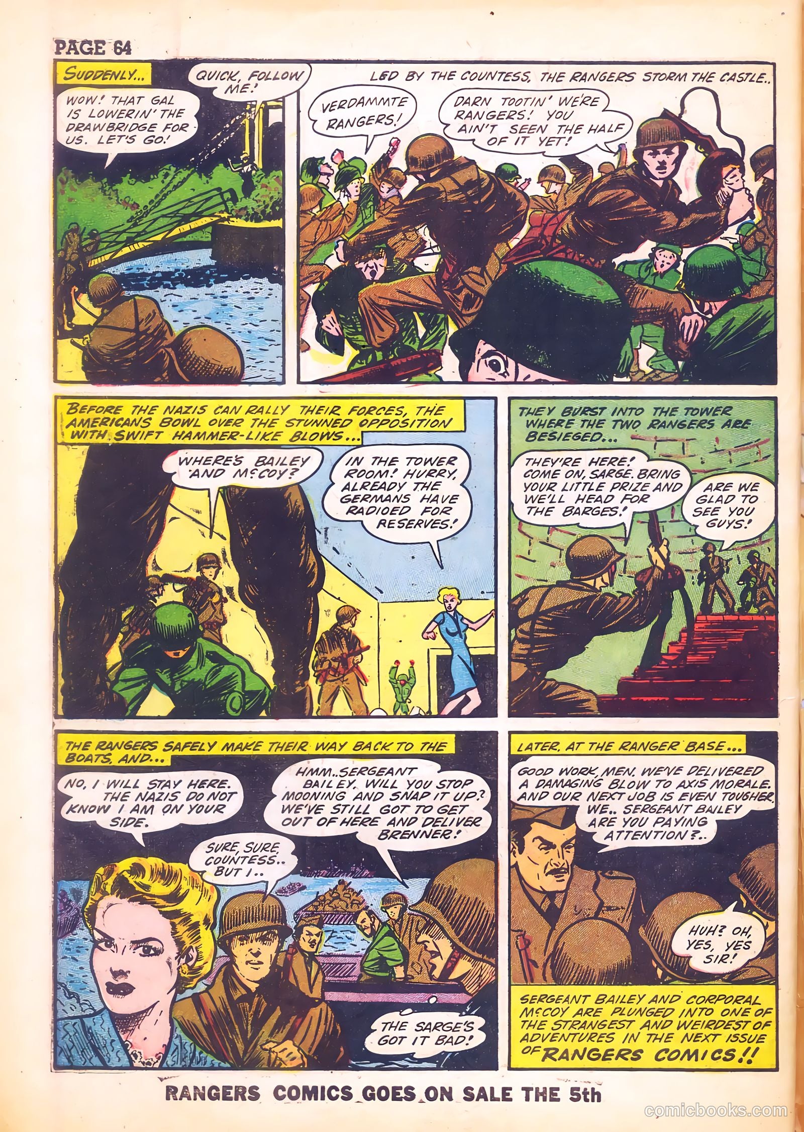 Rangers Comics #11 (1943) — page 66 of 68