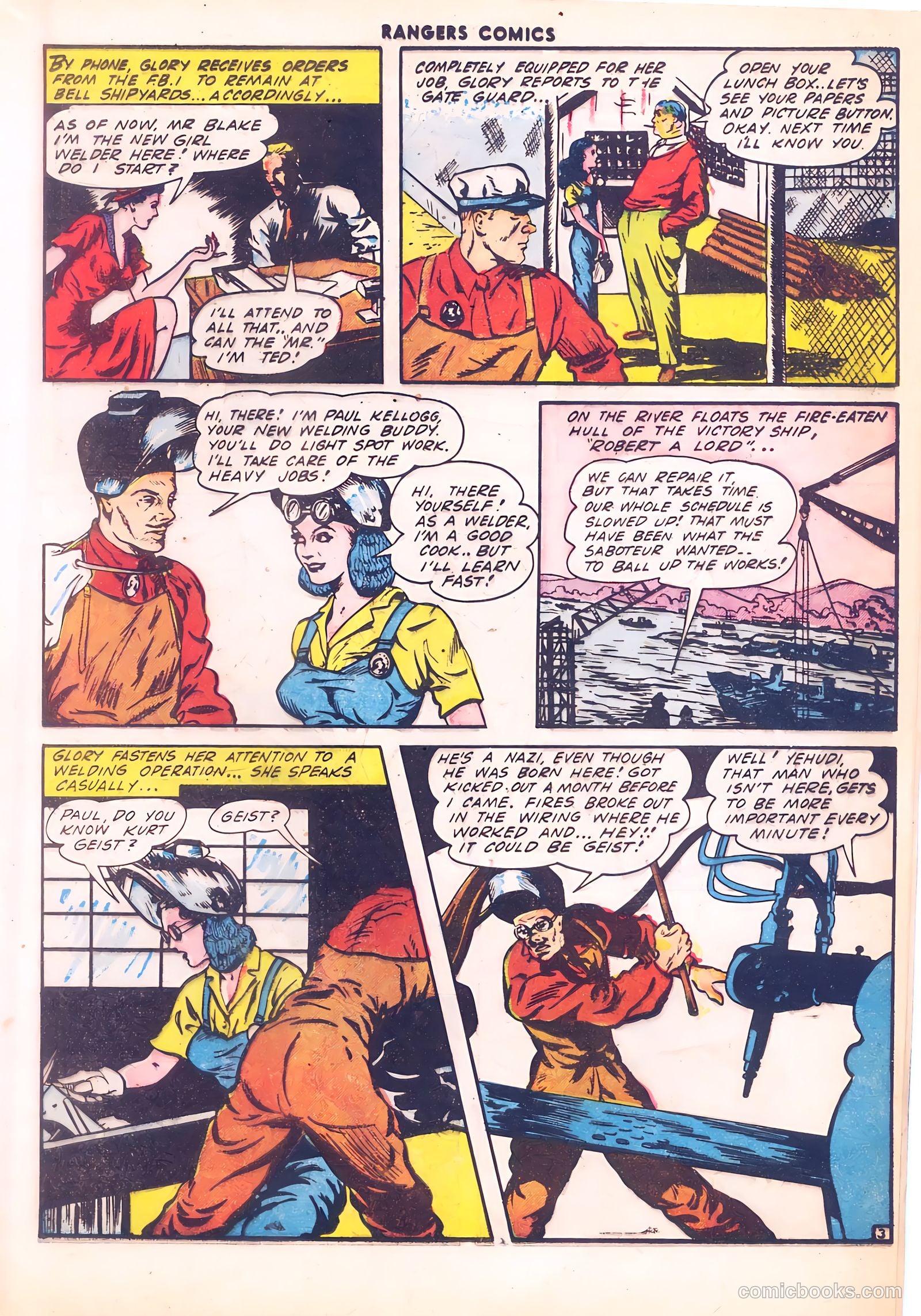 Rangers Comics #12 (1943) — page 23 of 60