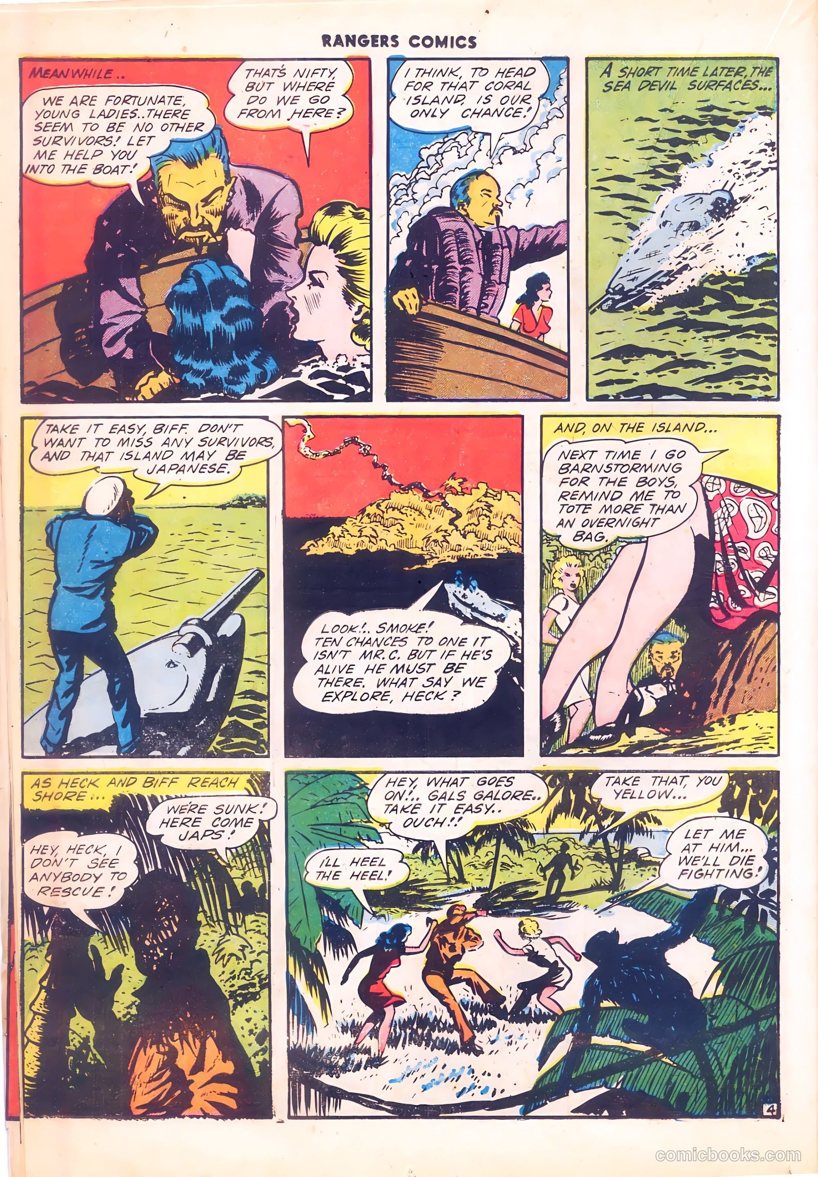 Rangers Comics #12 (1943) — page 32 of 60