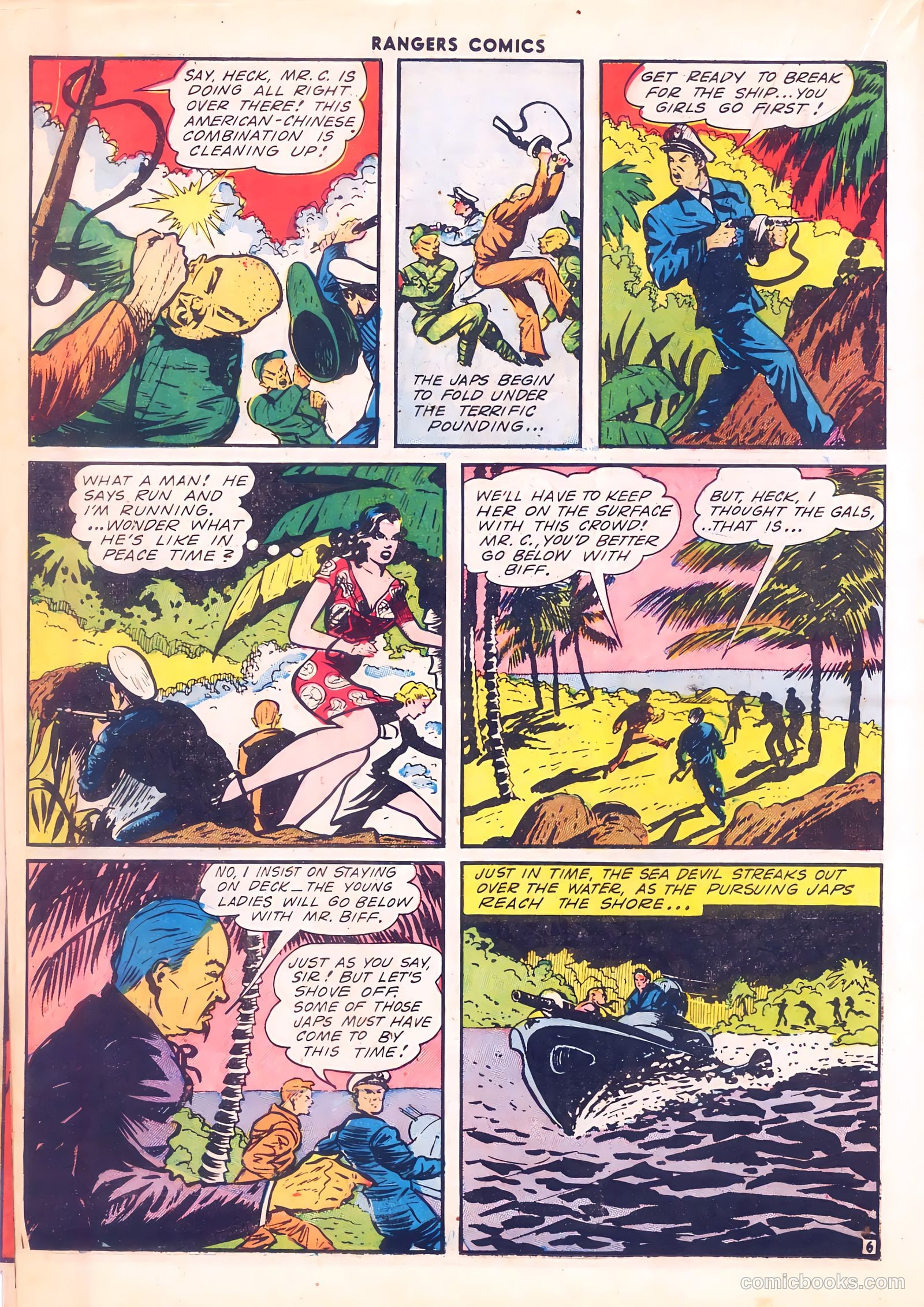 Rangers Comics #12 (1943) — page 34 of 60