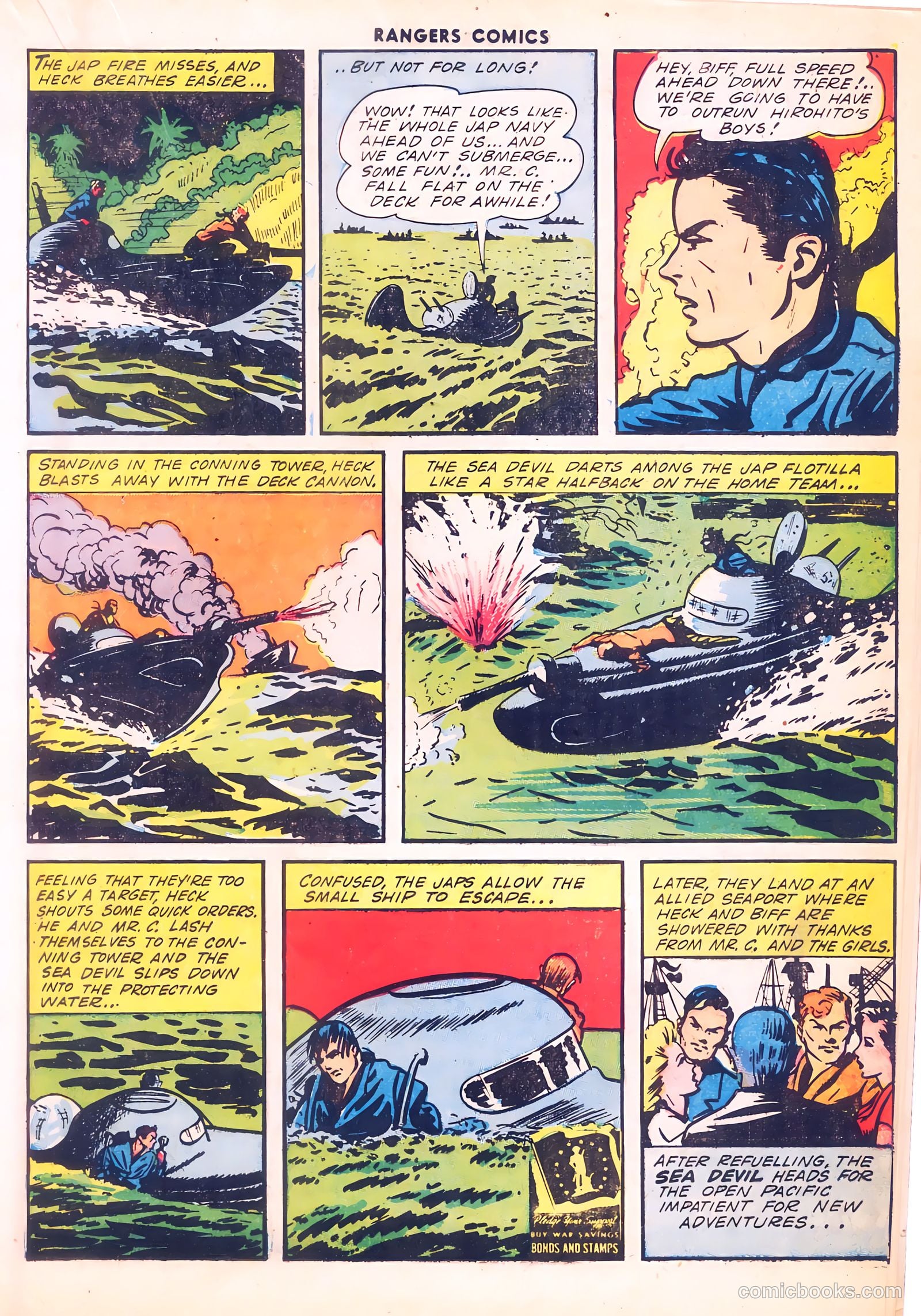 Rangers Comics #12 (1943) — page 35 of 60