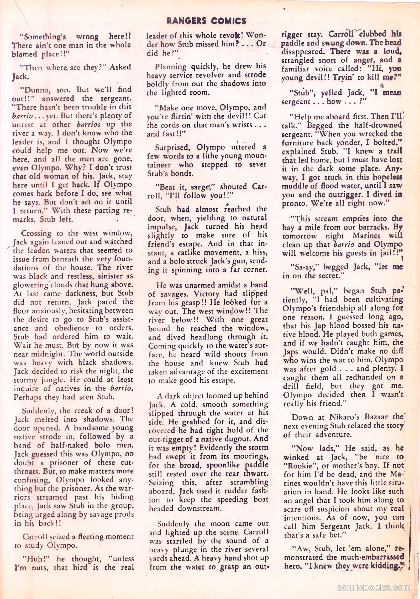 Rangers Comics #12 (1943) — page 37 of 60