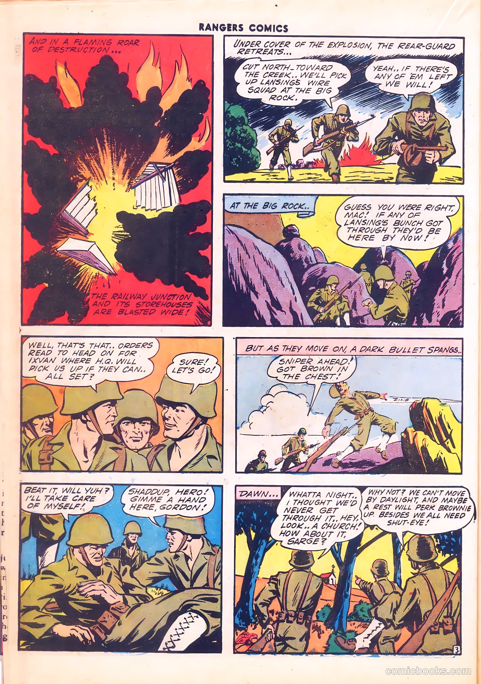 Rangers Comics #12 (1943) — page 40 of 60