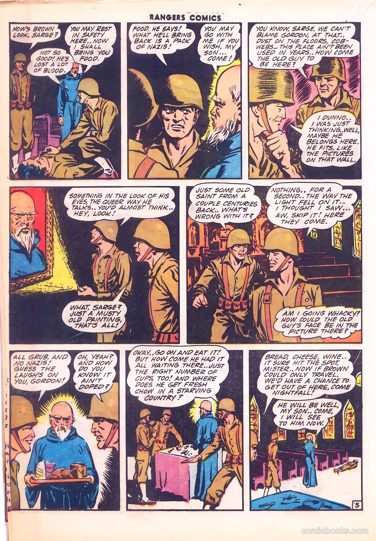 Rangers Comics #12 (1943) — page 42 of 60