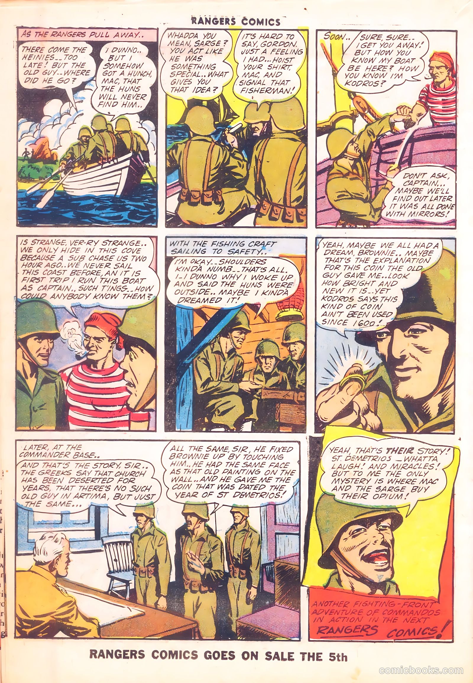 Rangers Comics #12 (1943) — page 44 of 60
