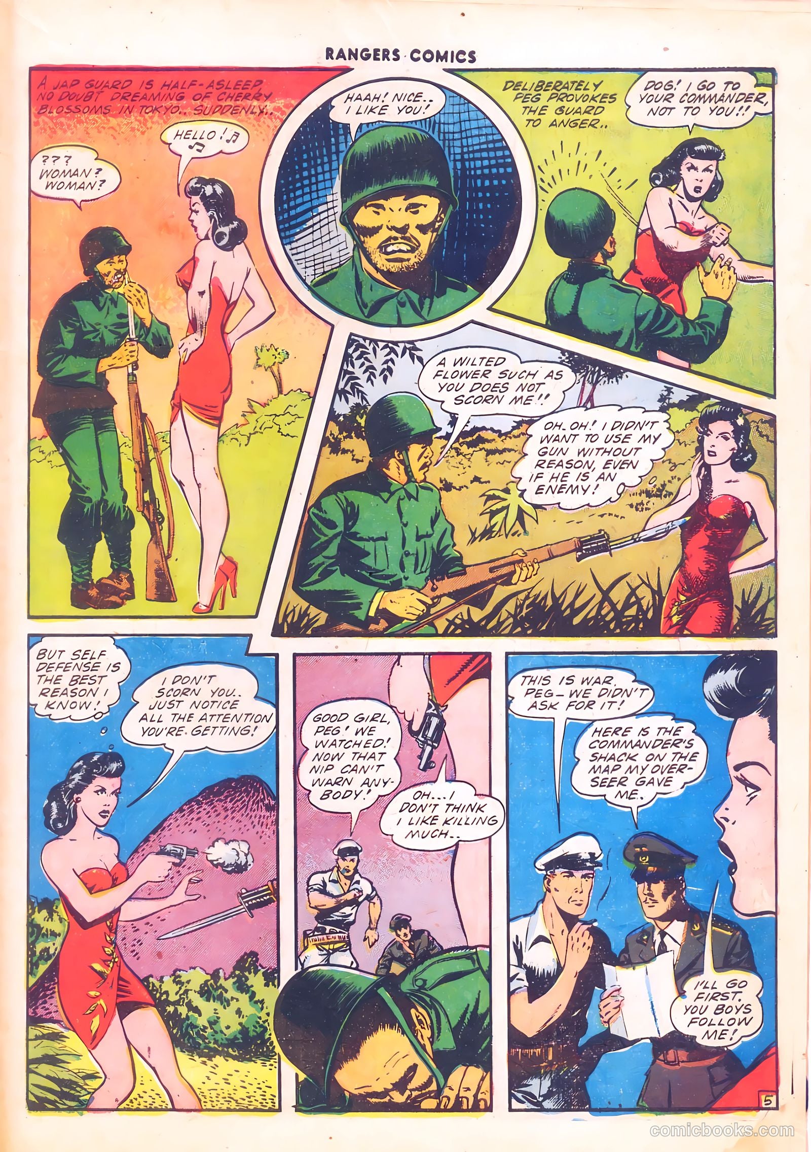 Rangers Comics #12 (1943) — page 55 of 60