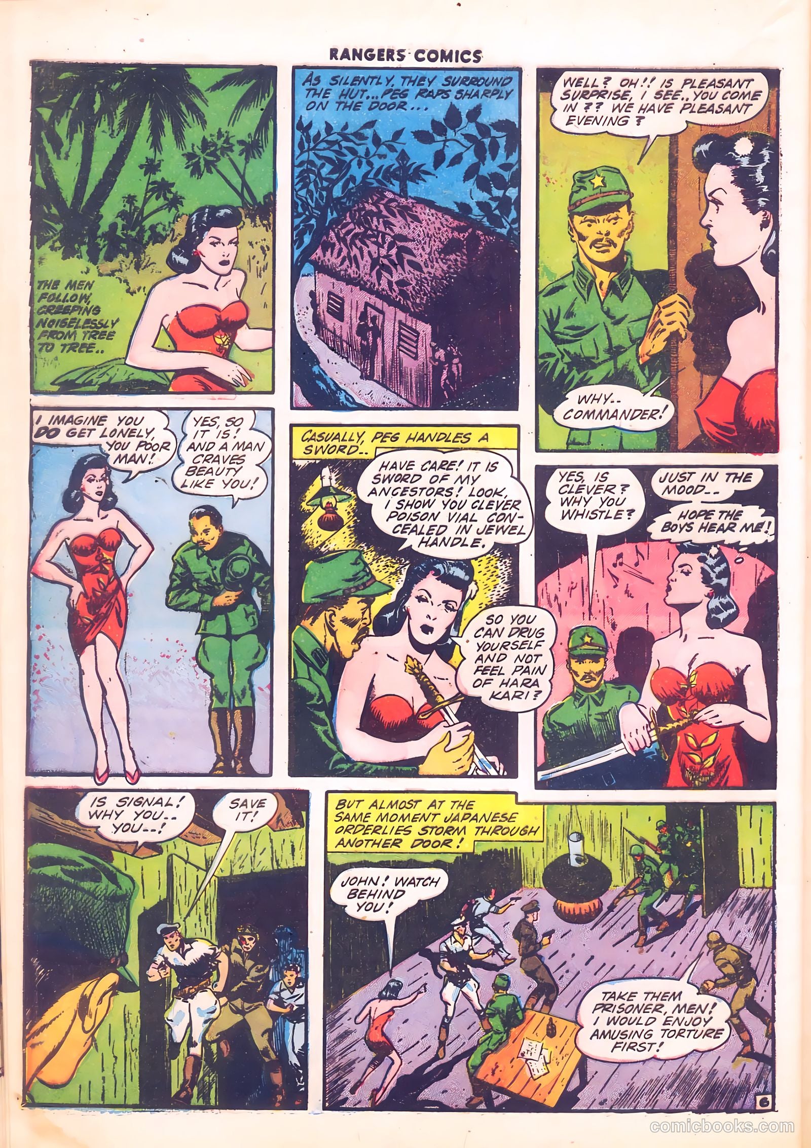 Rangers Comics #12 (1943) — page 56 of 60