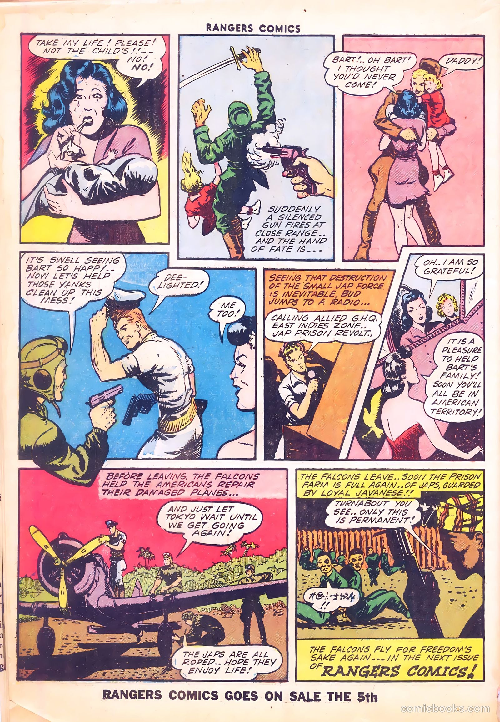 Rangers Comics #12 (1943) — page 58 of 60