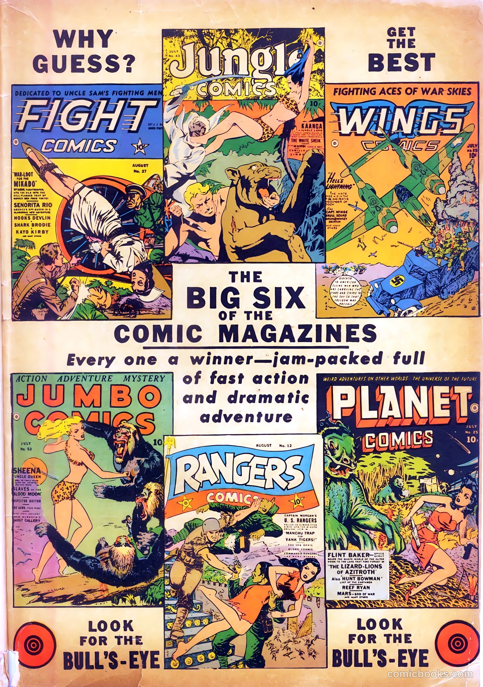 Rangers Comics #12 (1943) — page 59 of 60