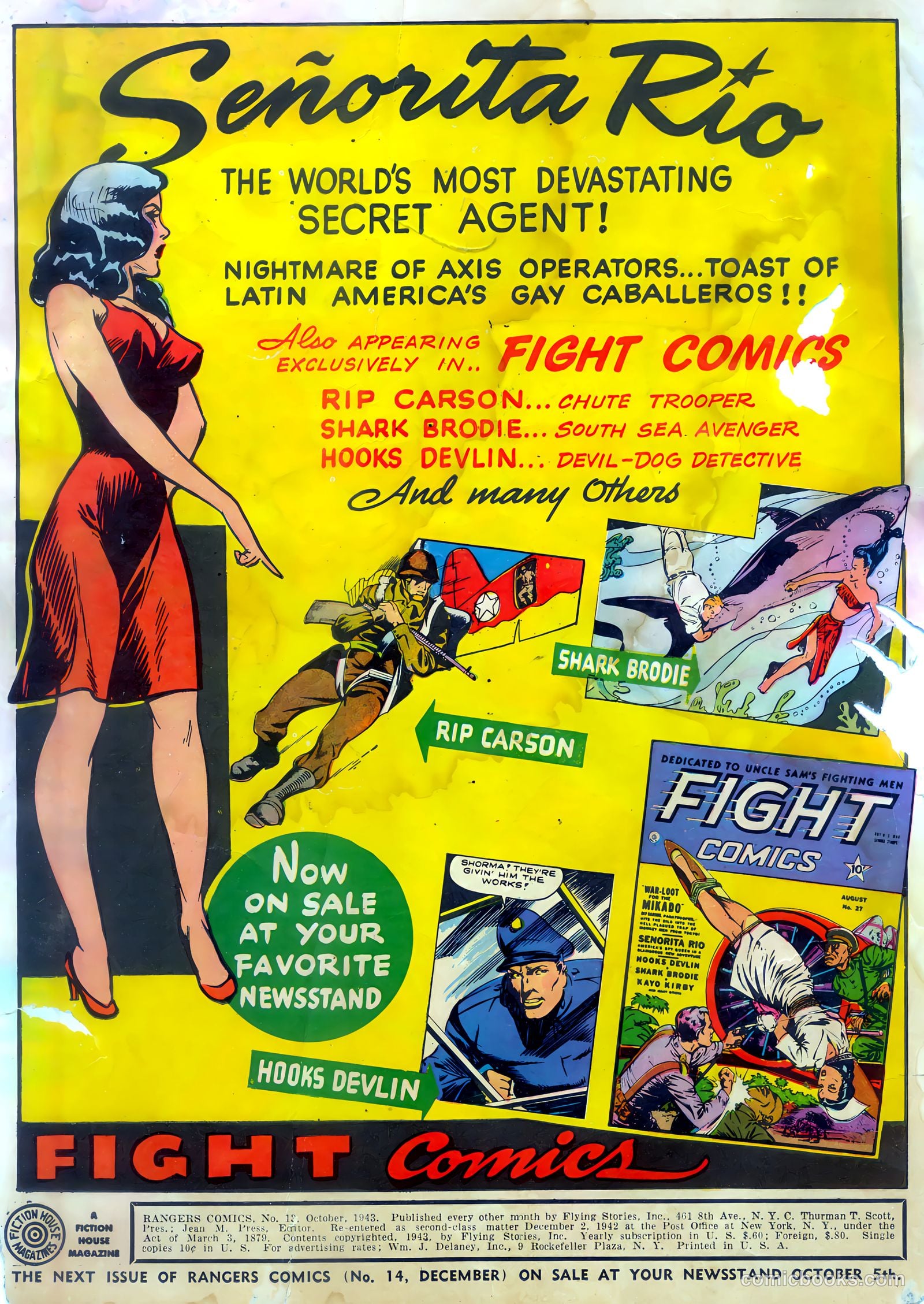 Rangers Comics #13 (1943) — page 2 of 60