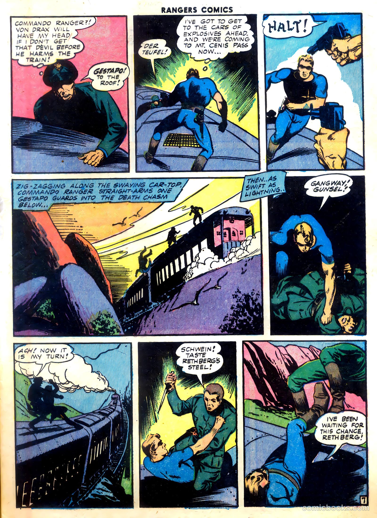 Rangers Comics #13 (1943) — page 9 of 60