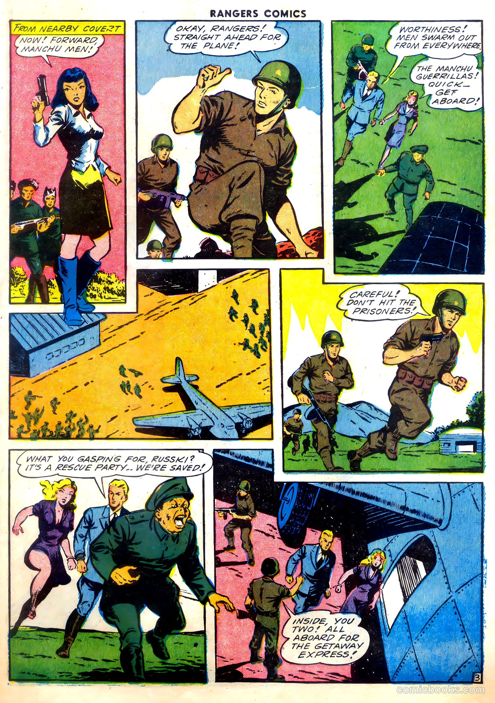 Rangers Comics #13 (1943) — page 19 of 60