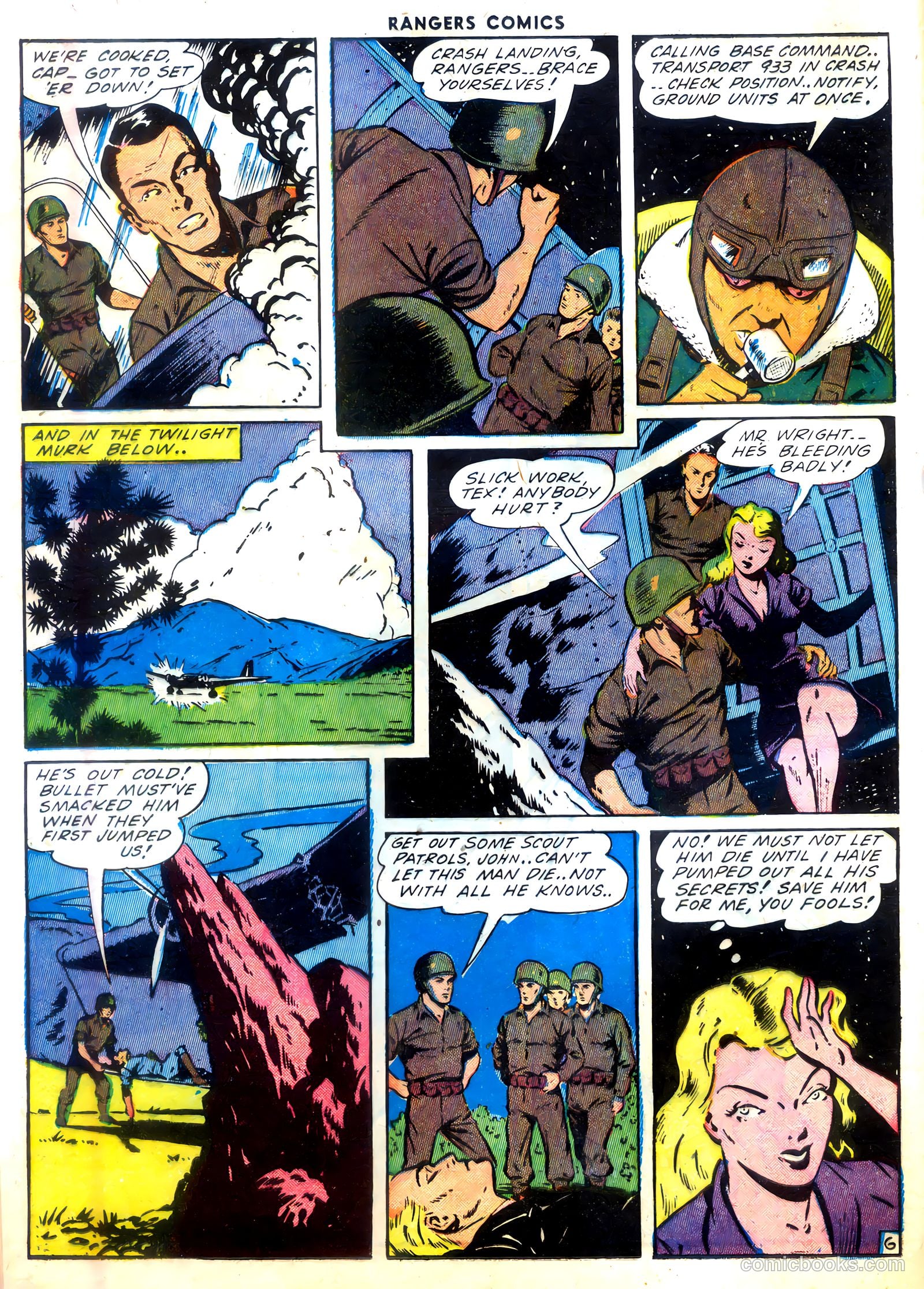 Rangers Comics #13 (1943) — page 22 of 60