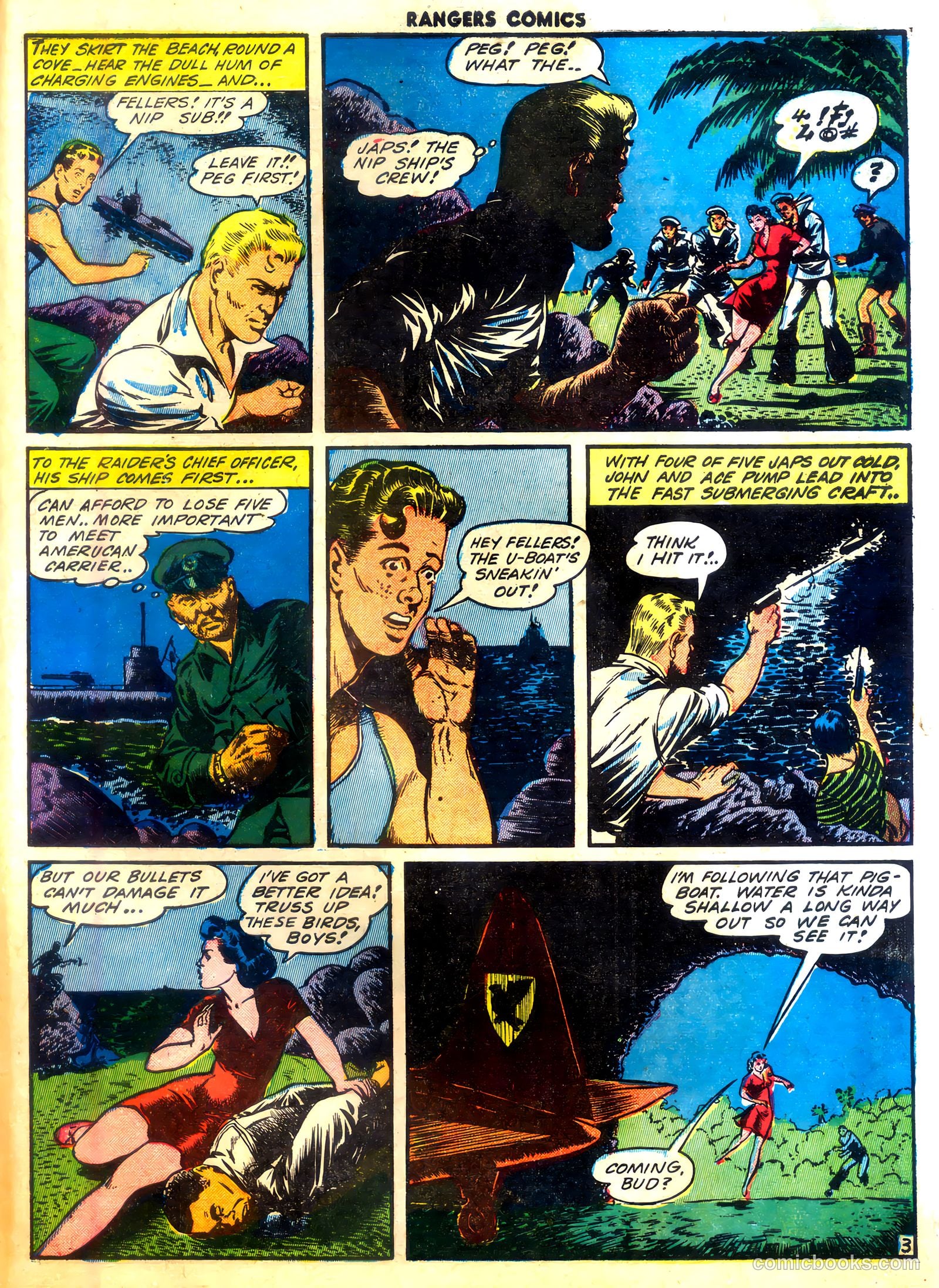 Rangers Comics #13 (1943) — page 53 of 60