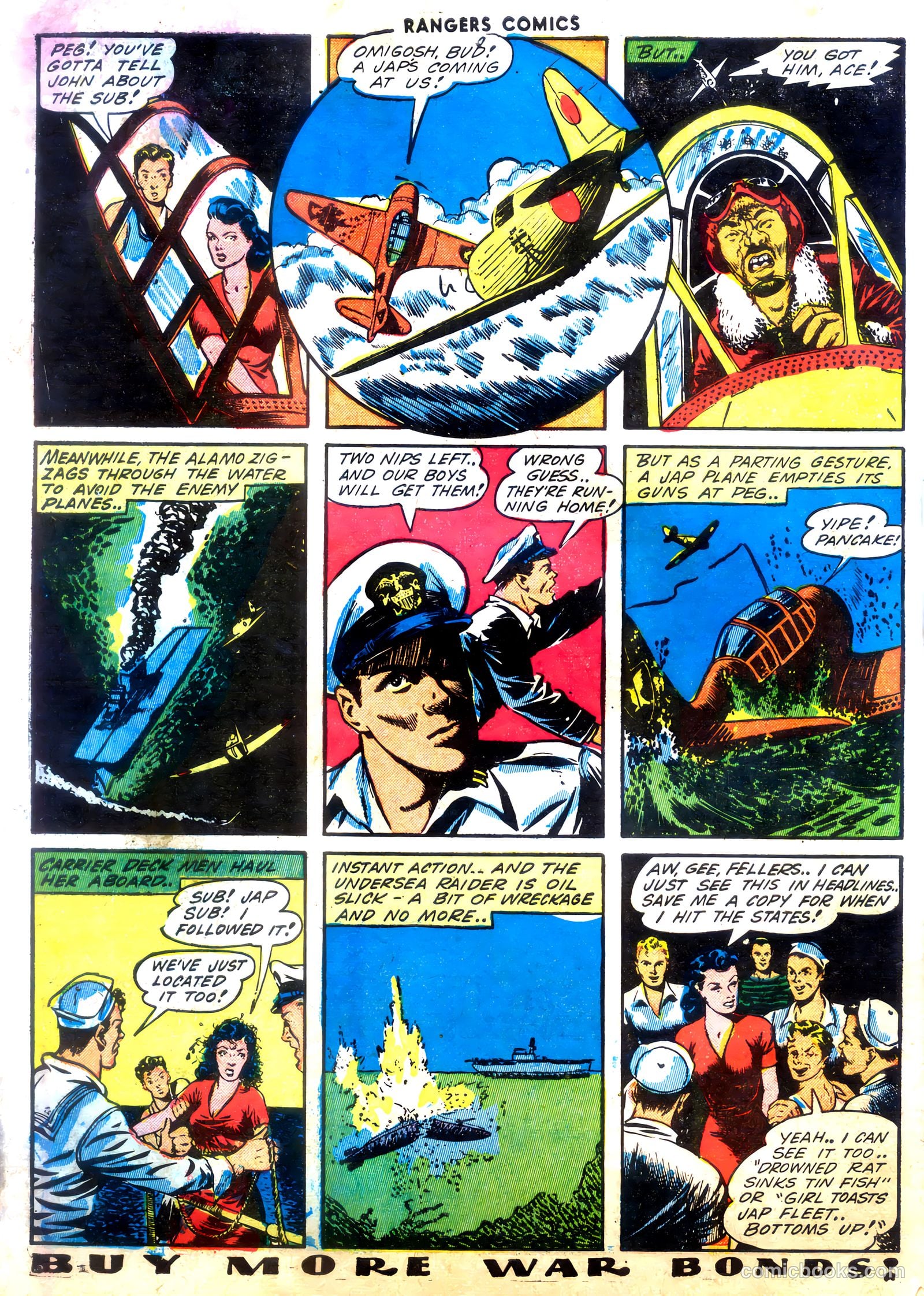 Rangers Comics #13 (1943) — page 58 of 60