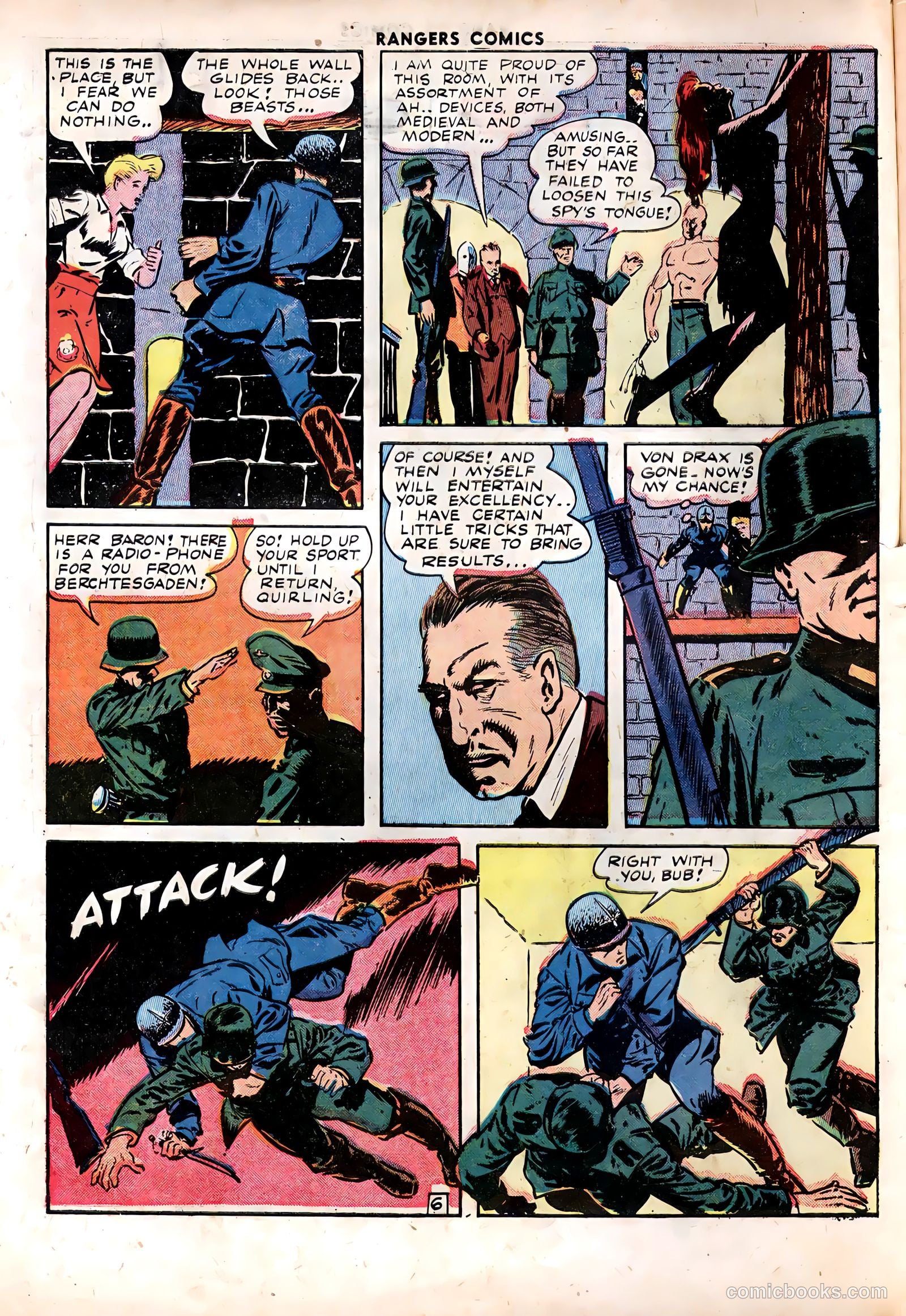 Rangers Comics #14 (1943) — page 8 of 60